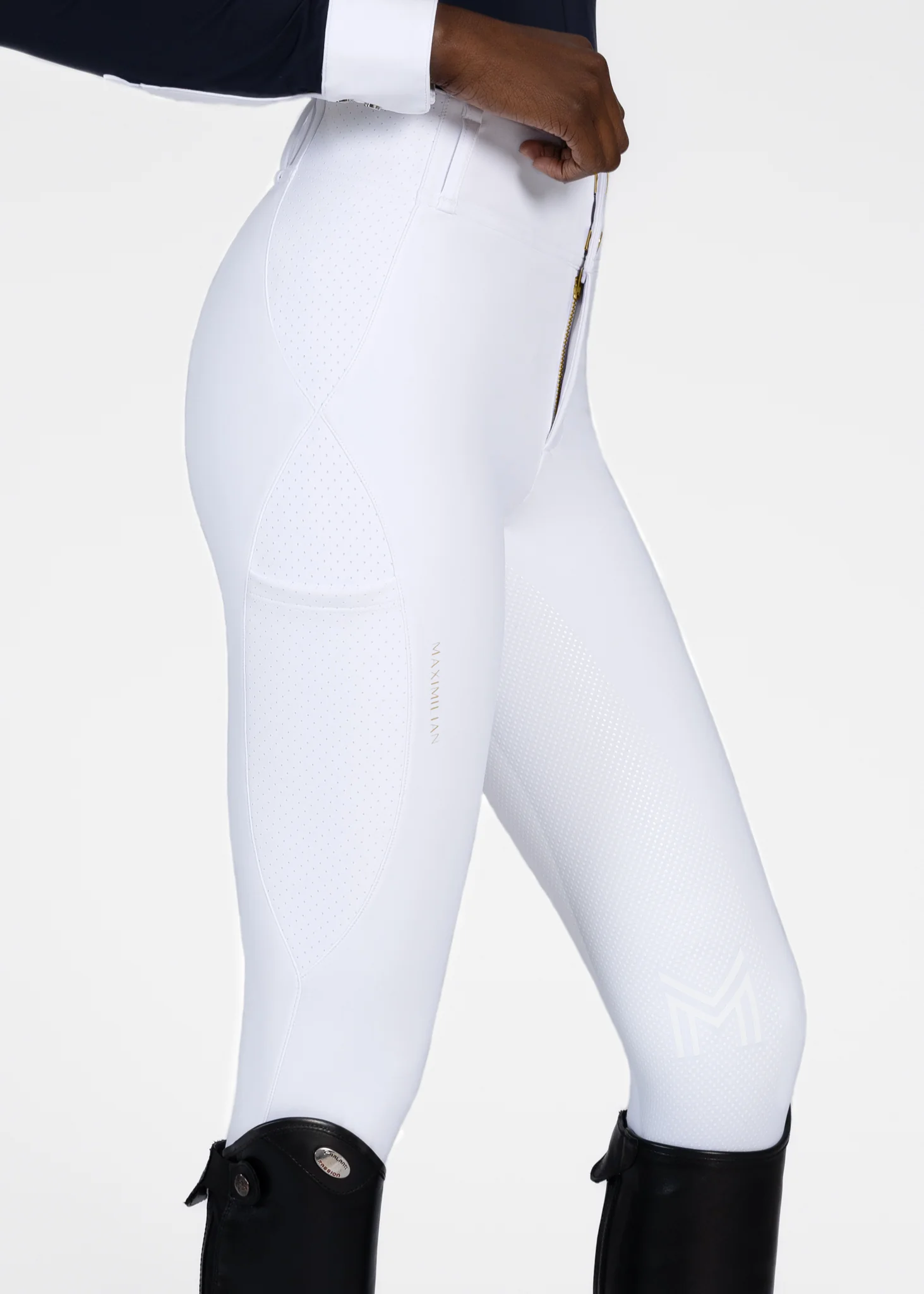 Aero Breeches (White/Gold) - Image 6