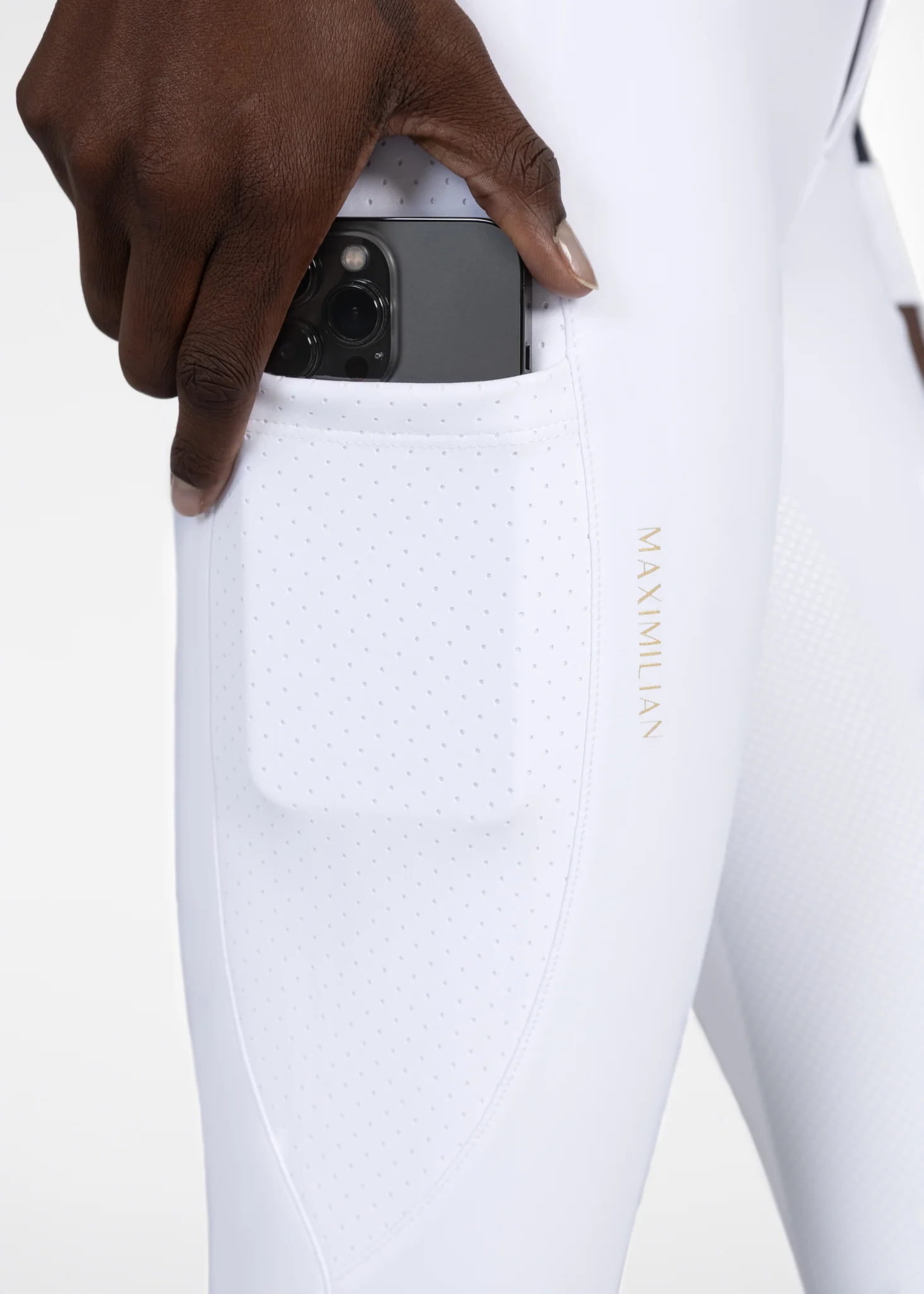 Aero Breeches (White/Gold) - Image 9