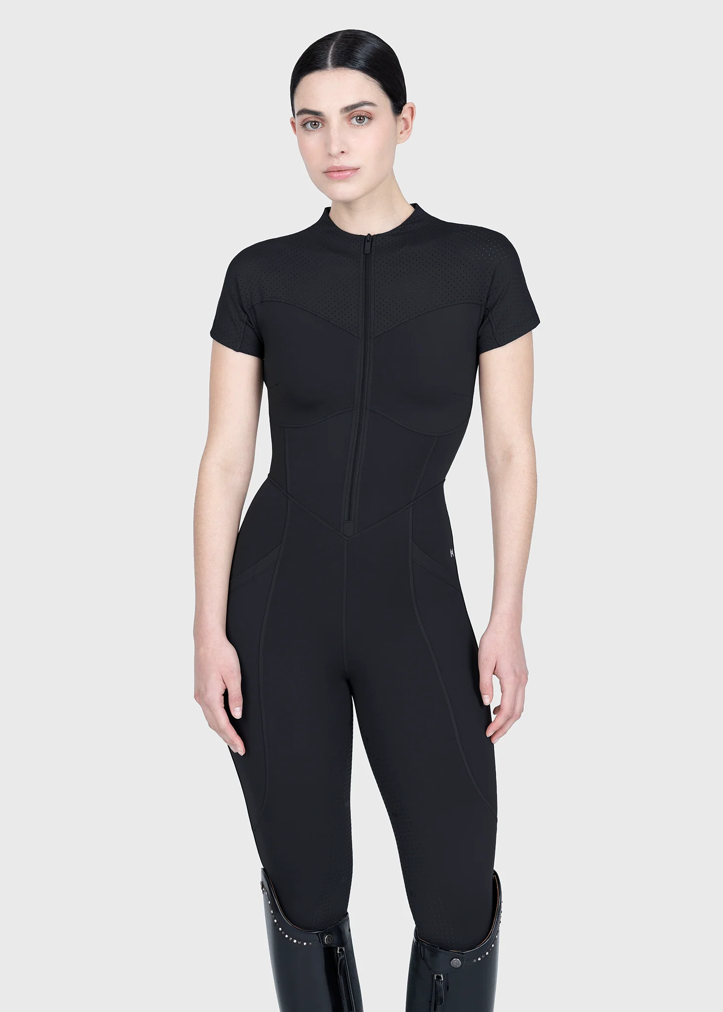Air-Tech Riding Jumpsuit (Black) - Image 6