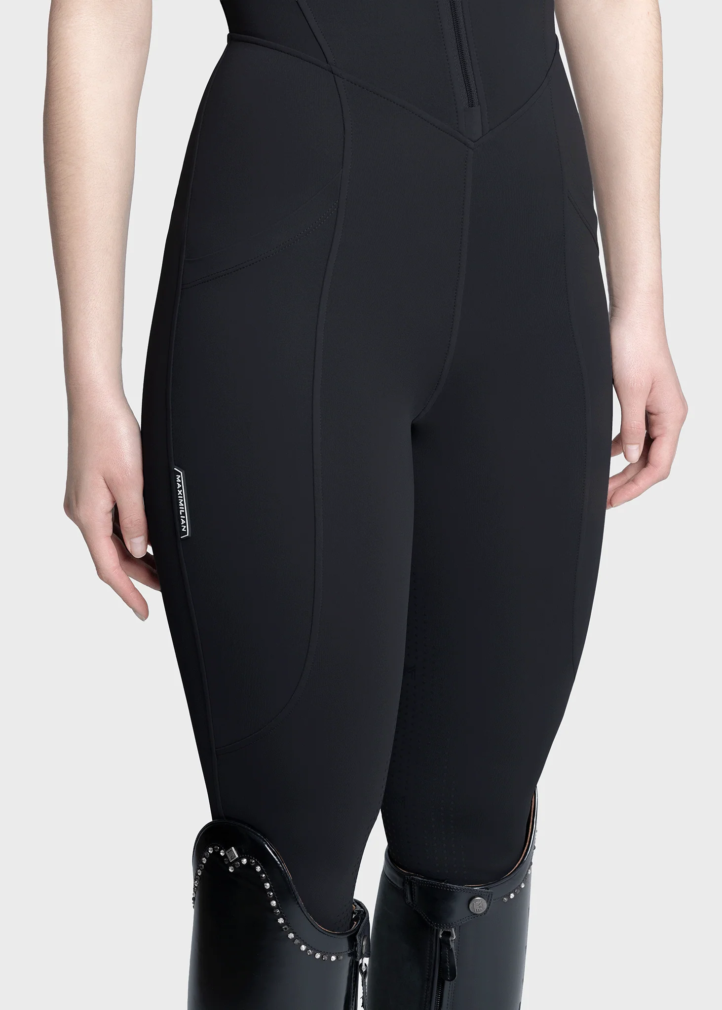 Air-Tech Riding Jumpsuit (Black) - Image 8