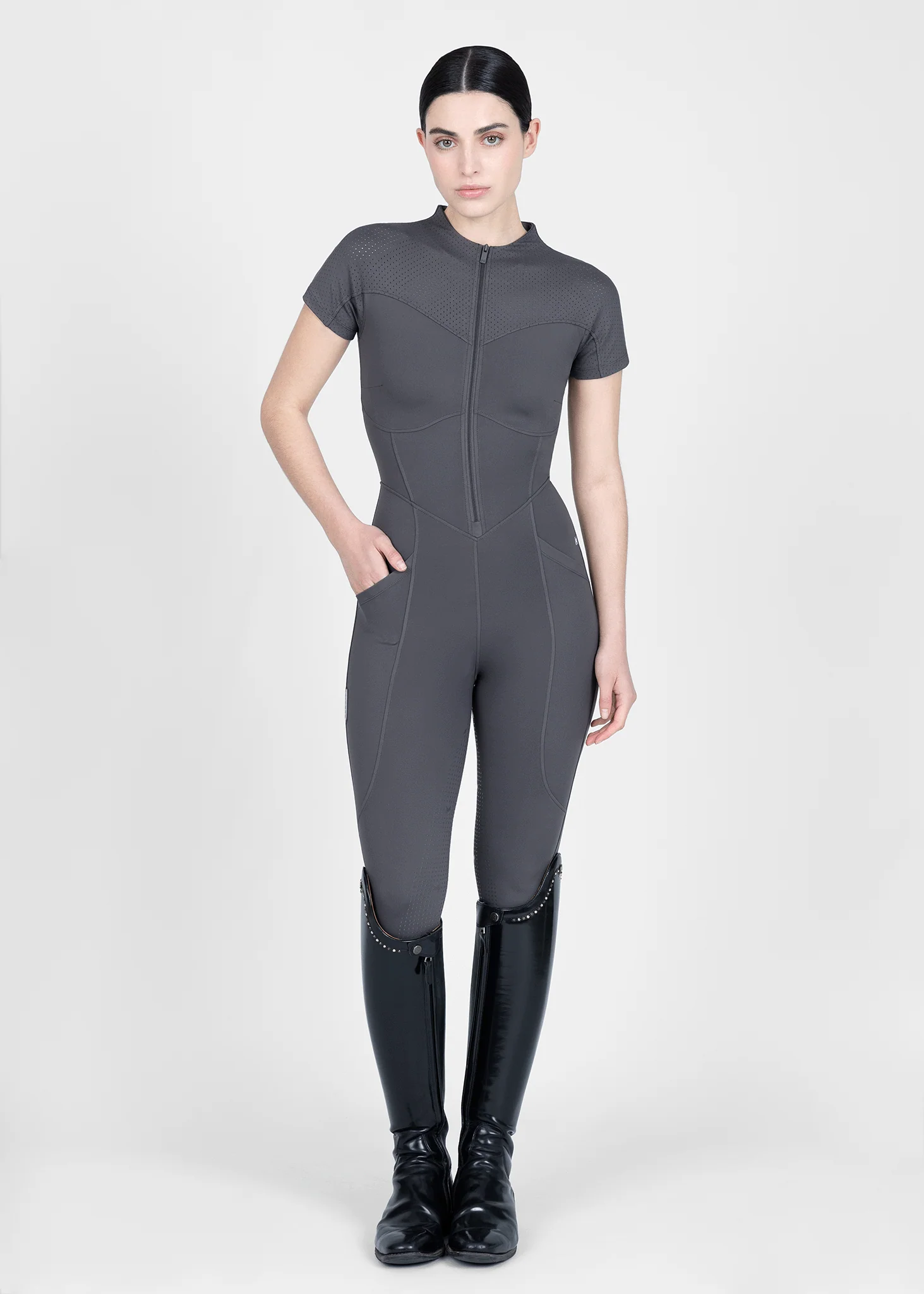 Air-Tech Riding Jumpsuit (Graphite) - Image 10