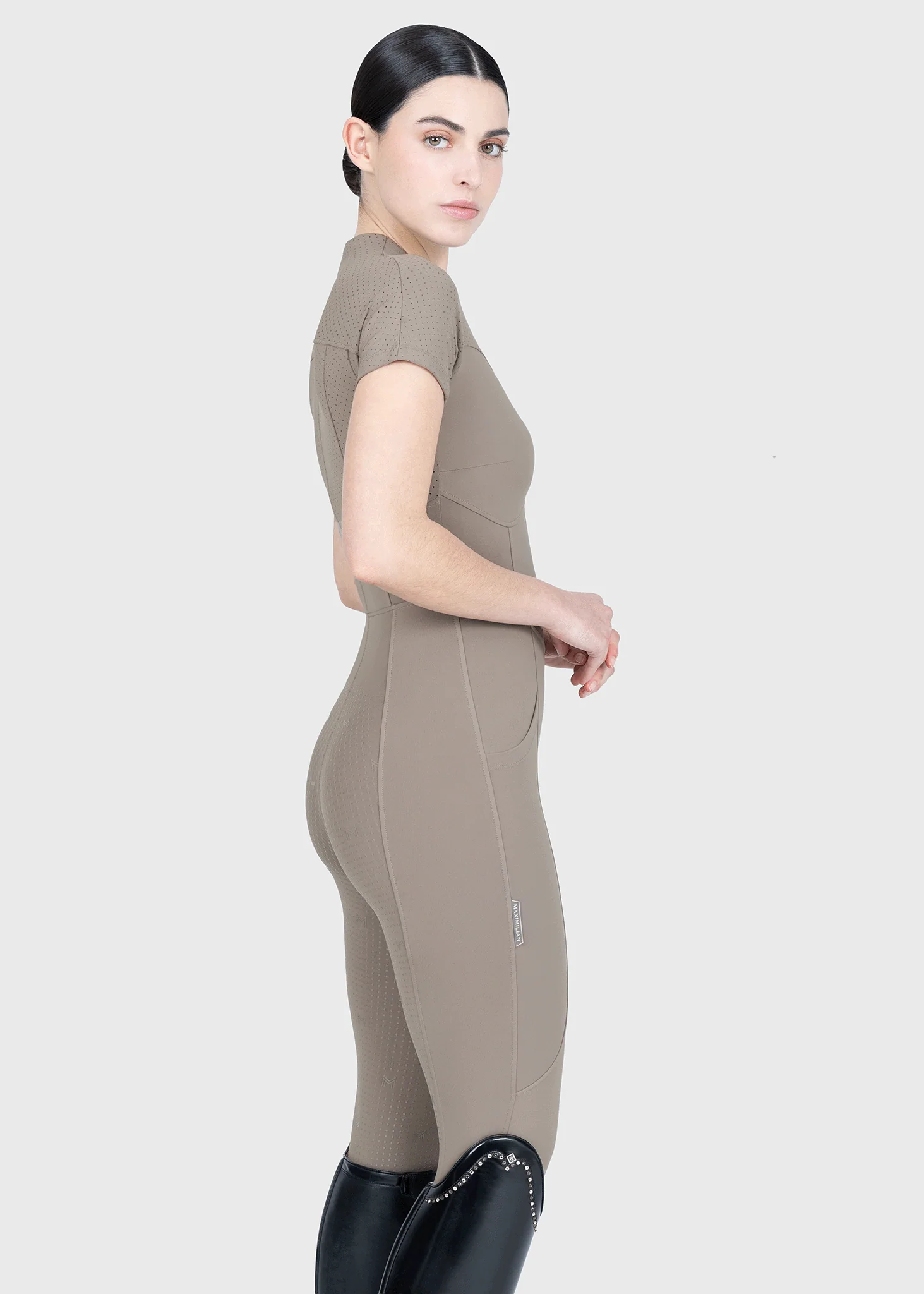 Air-Tech Riding Jumpsuit (Taupe) - Image 6