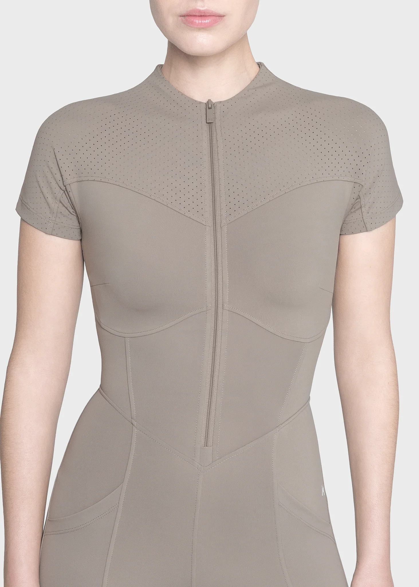 Air-Tech Riding Jumpsuit (Taupe) - Image 8