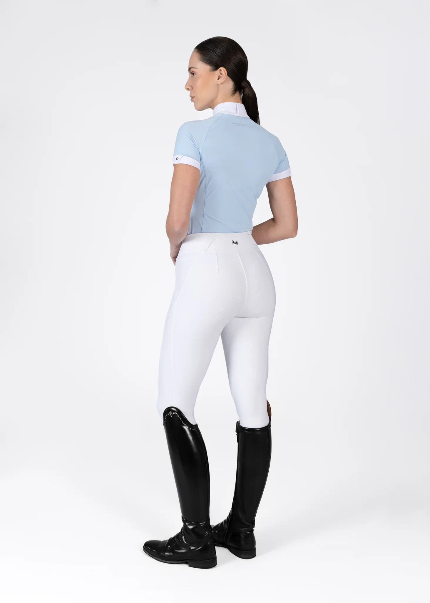 Aira Short Sleeve Show Shirt (Aqua) - Image 8