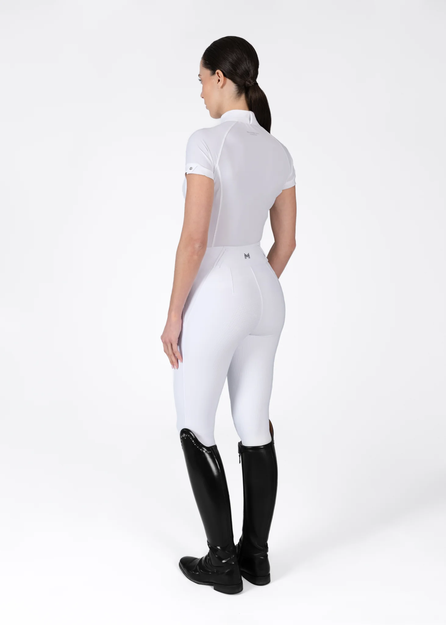 Aira Short Sleeve Show Shirt (White) - Image 7