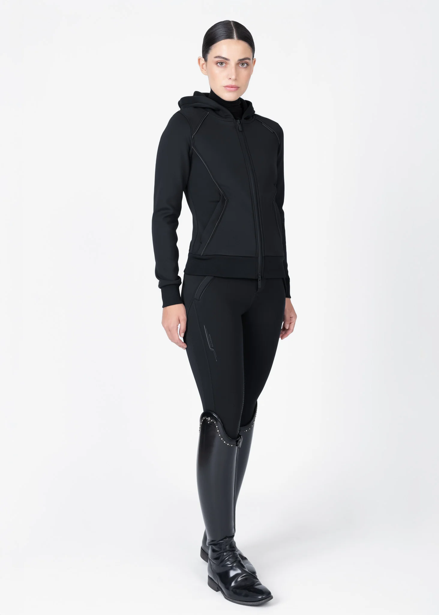 Arctic Zip Hoodie (Black) - Image 11