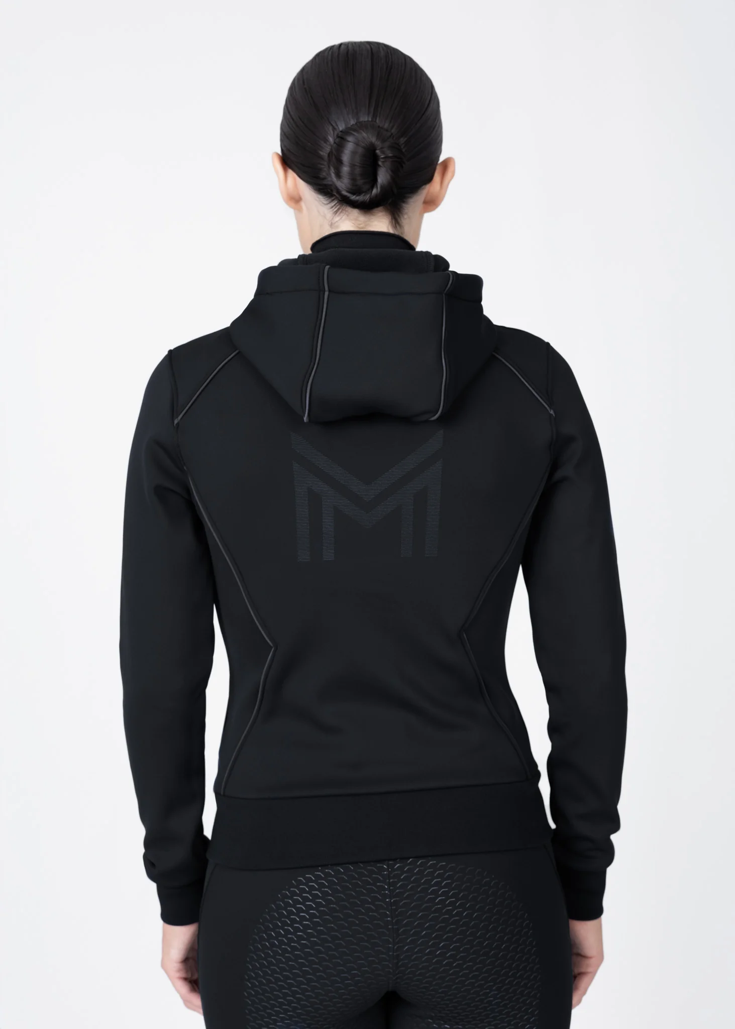 Arctic Zip Hoodie (Black) - Image 3