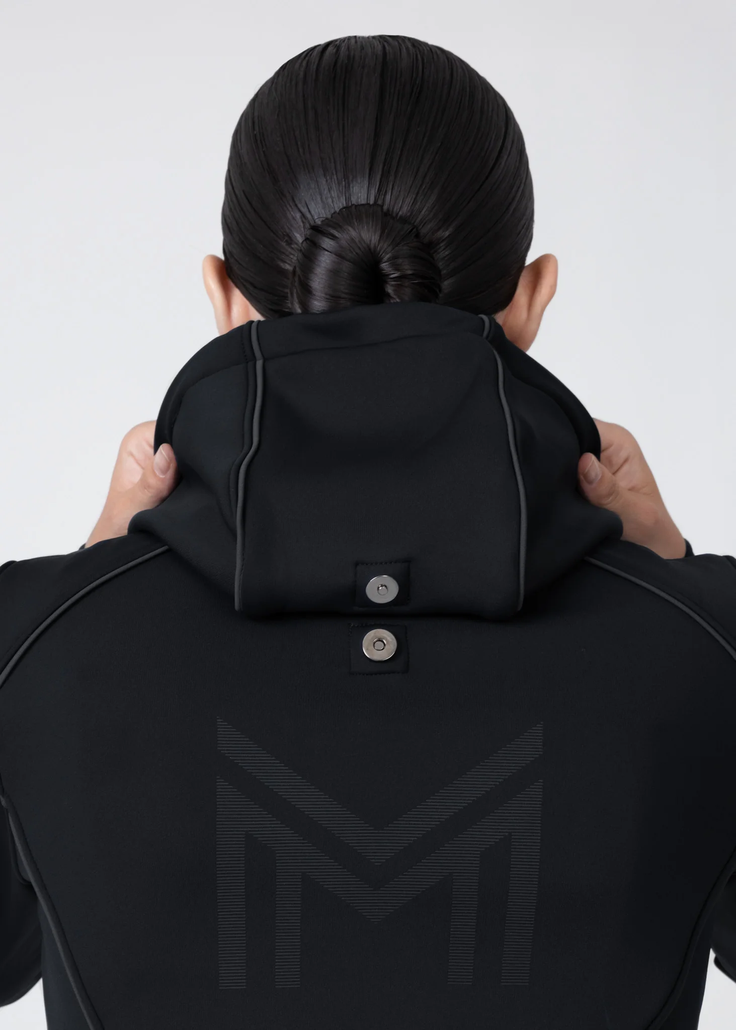 Arctic Zip Hoodie (Black) - Image 9