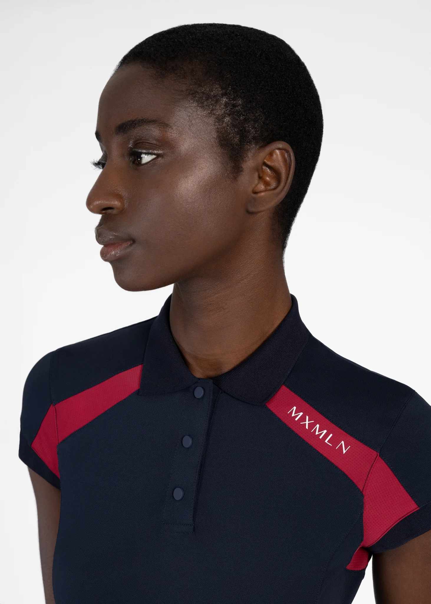 Aveen Polo Shirt (Navy/Red) - Image 5