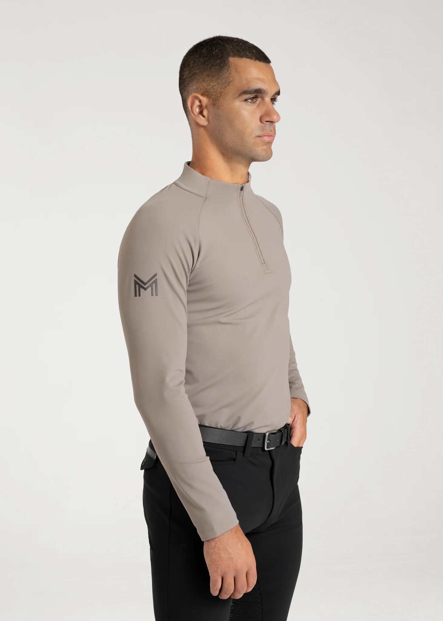 Code Long Sleeve Base Layer (Taupe) - Image 2