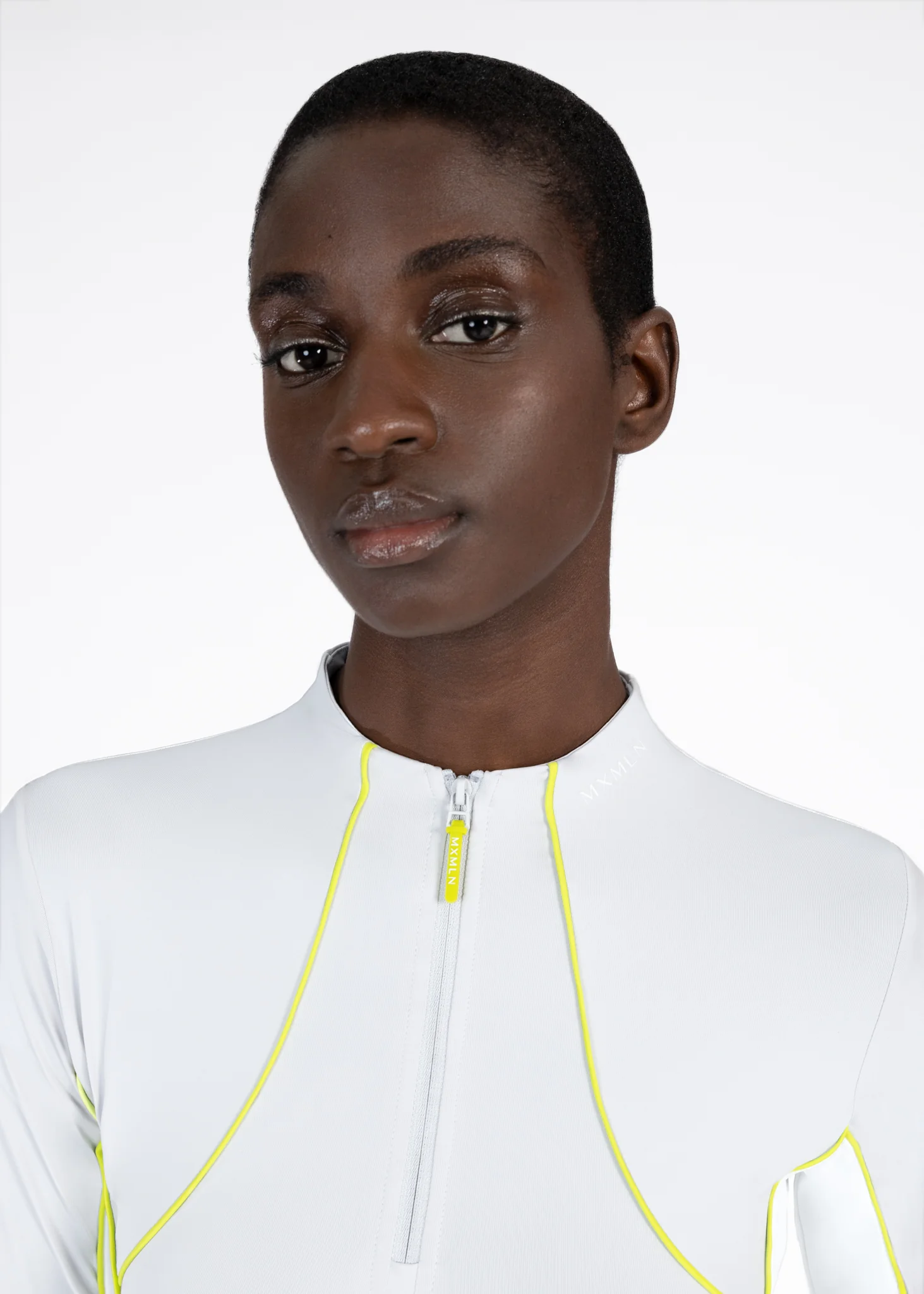 Contrast Long Sleeve Base Layer (Glacier/Lime) - Image 5