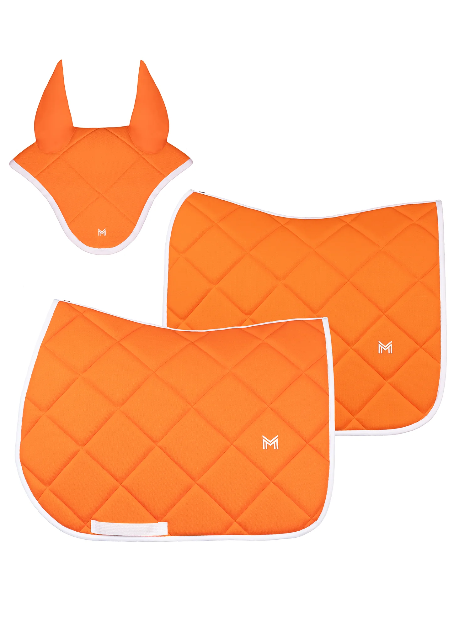 Crew Dressage Saddle Pad (Tangerine) - Image 5