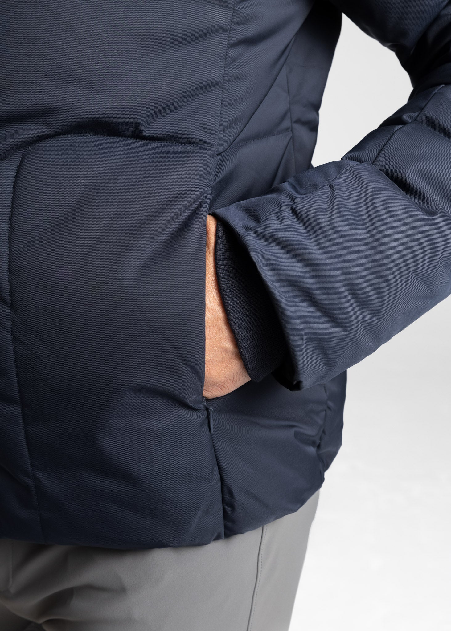 Elan Puffer Jacket (Navy) - Image 8