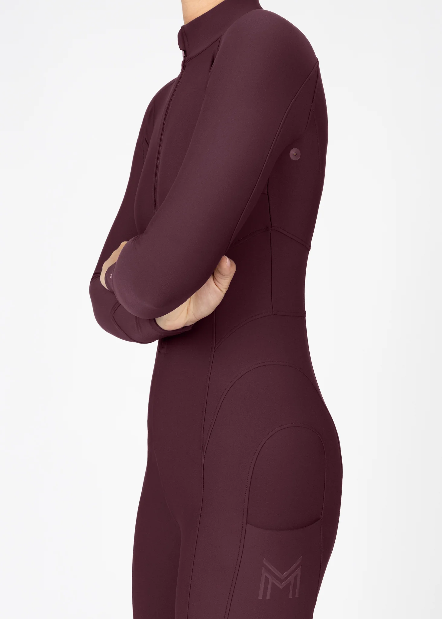 Femme Riding Jumpsuit (Burgundy) - Image 7