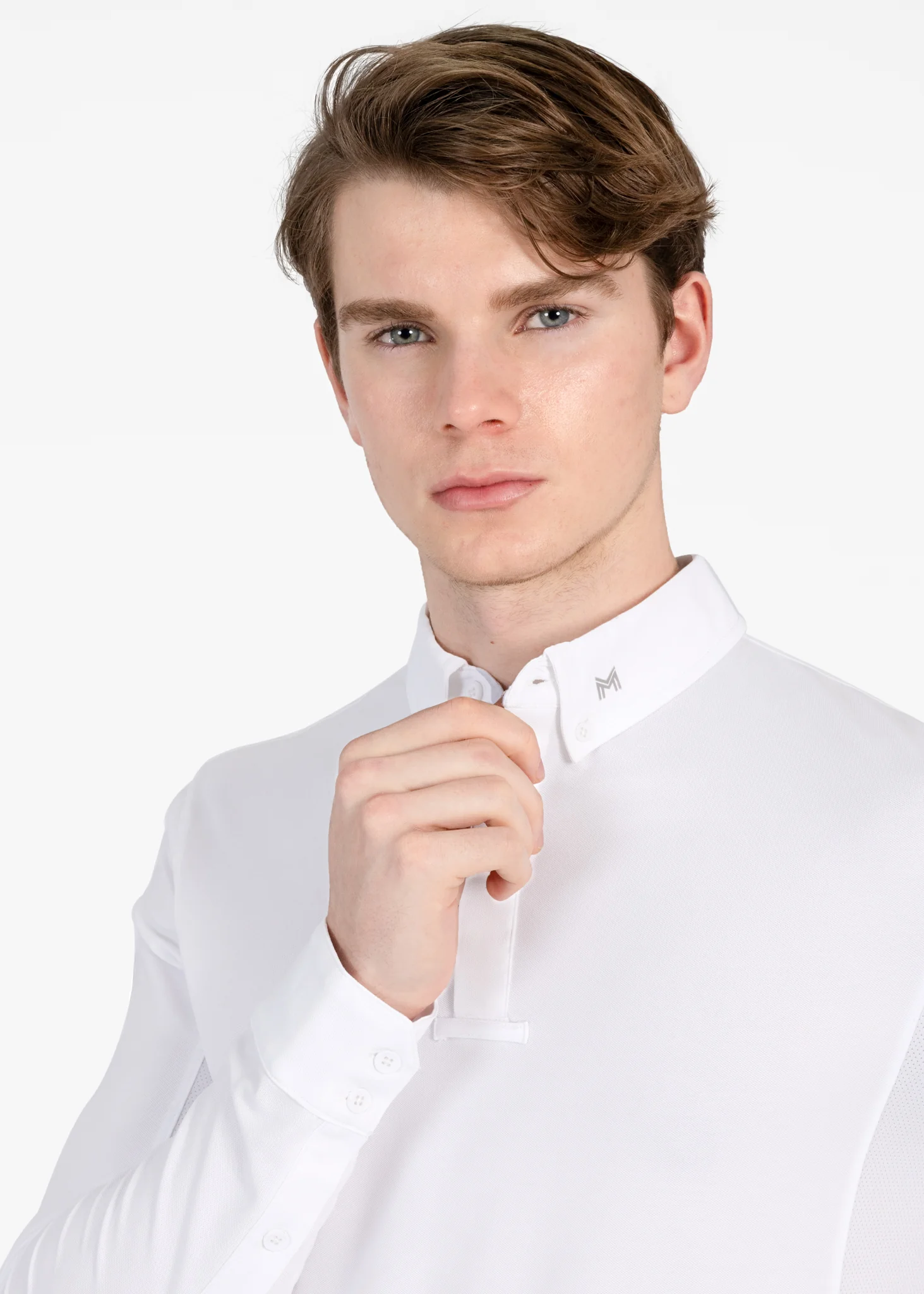 Focus Long Sleeve Competition Shirt (White) - Image 5