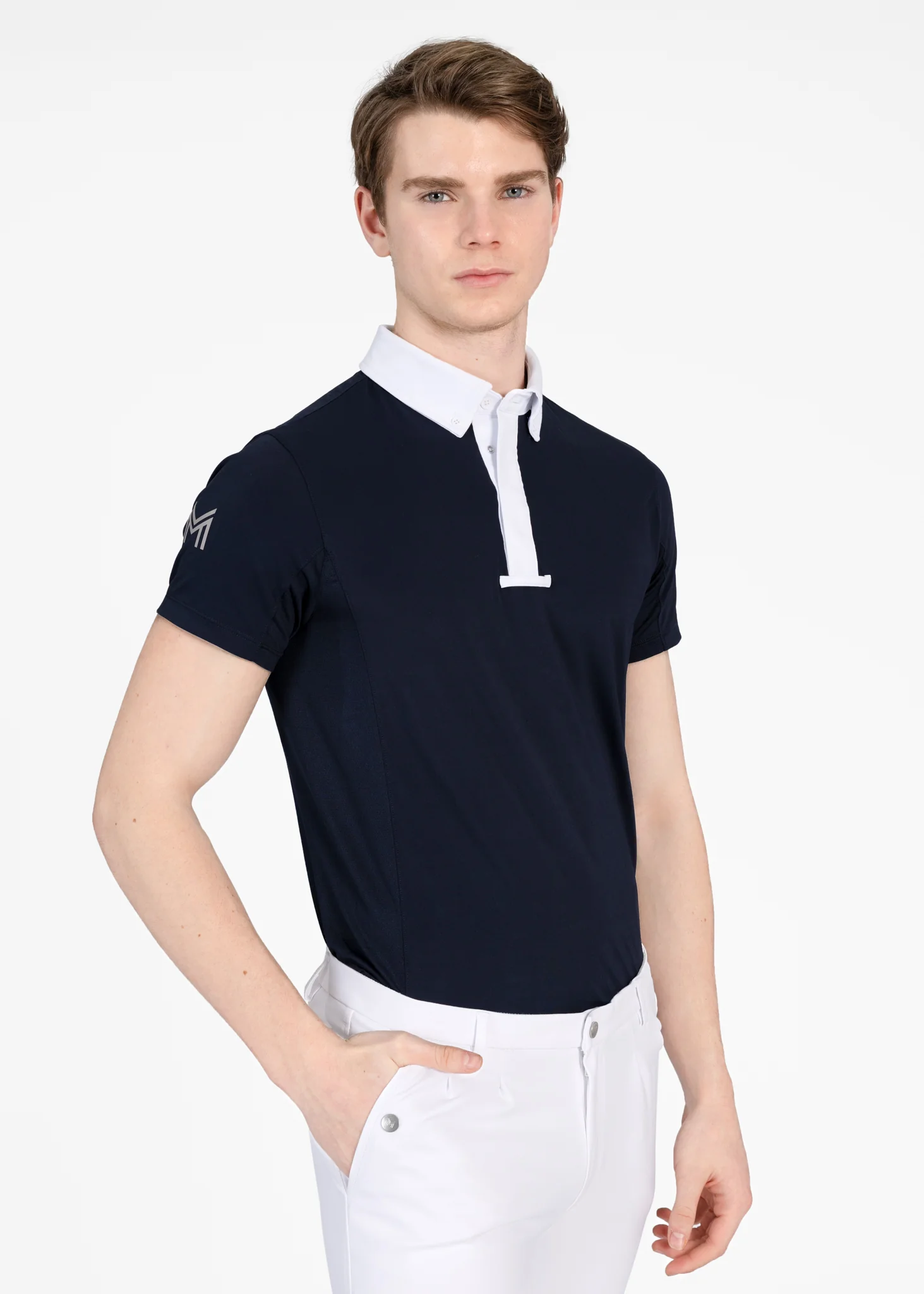 Focus Short Sleeve Competition Shirt (Navy) - Image 3