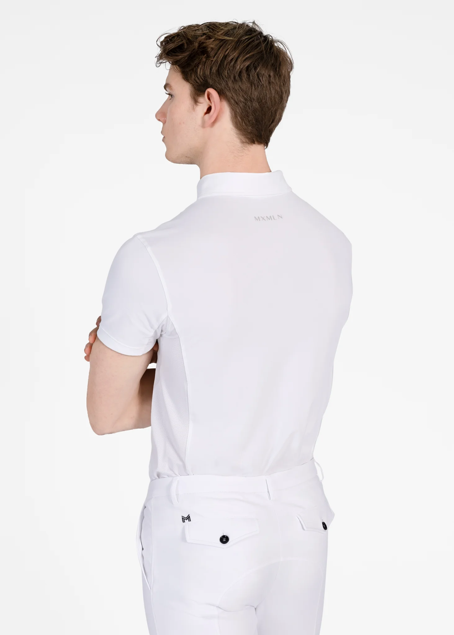 Focus Short Sleeve Competition Shirt (White) - Image 3
