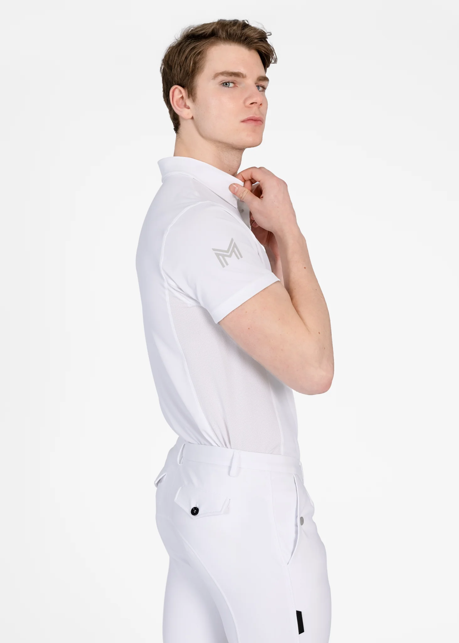 Focus Short Sleeve Competition Shirt (White) - Image 4