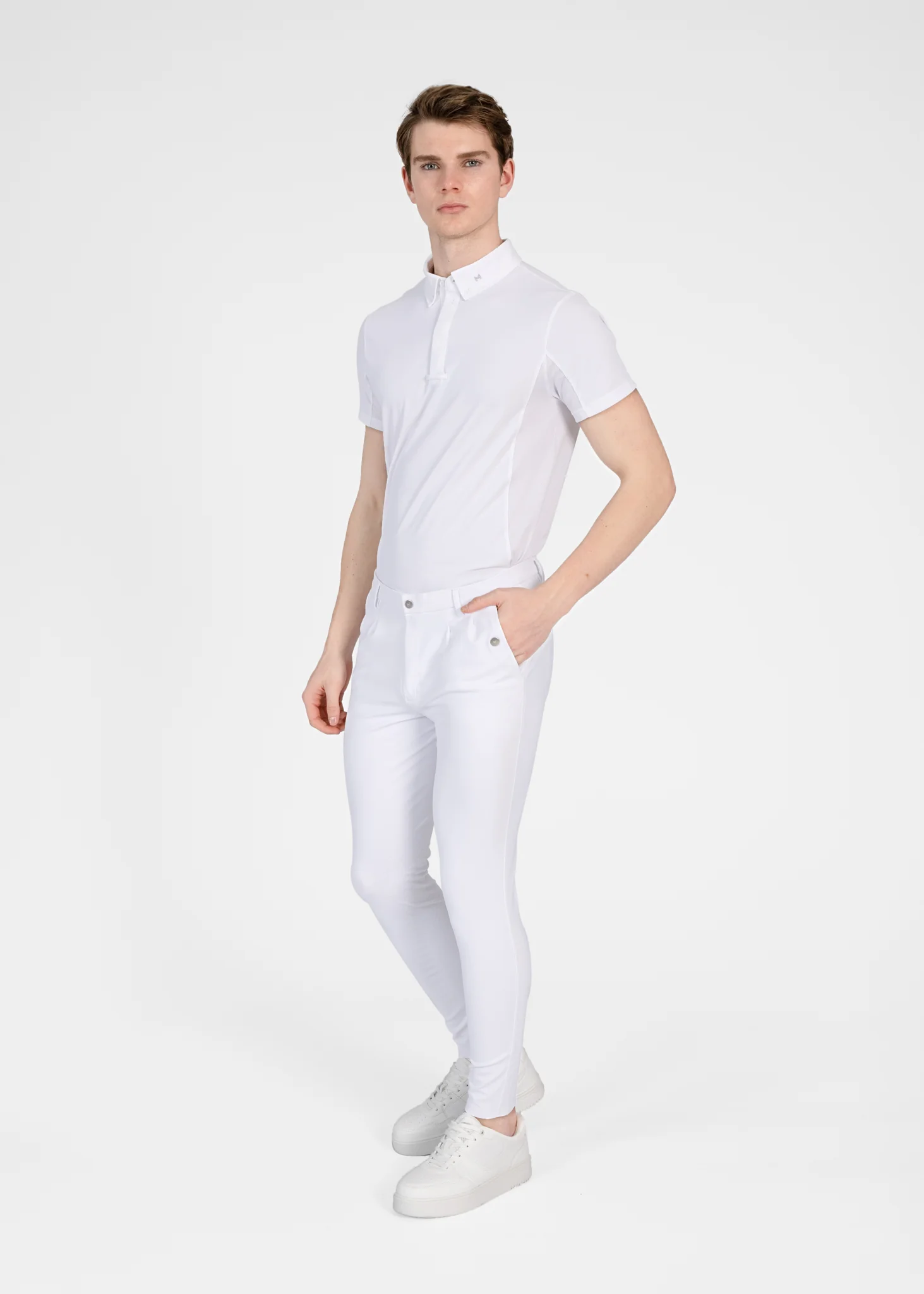 Focus Short Sleeve Competition Shirt (White) - Image 6