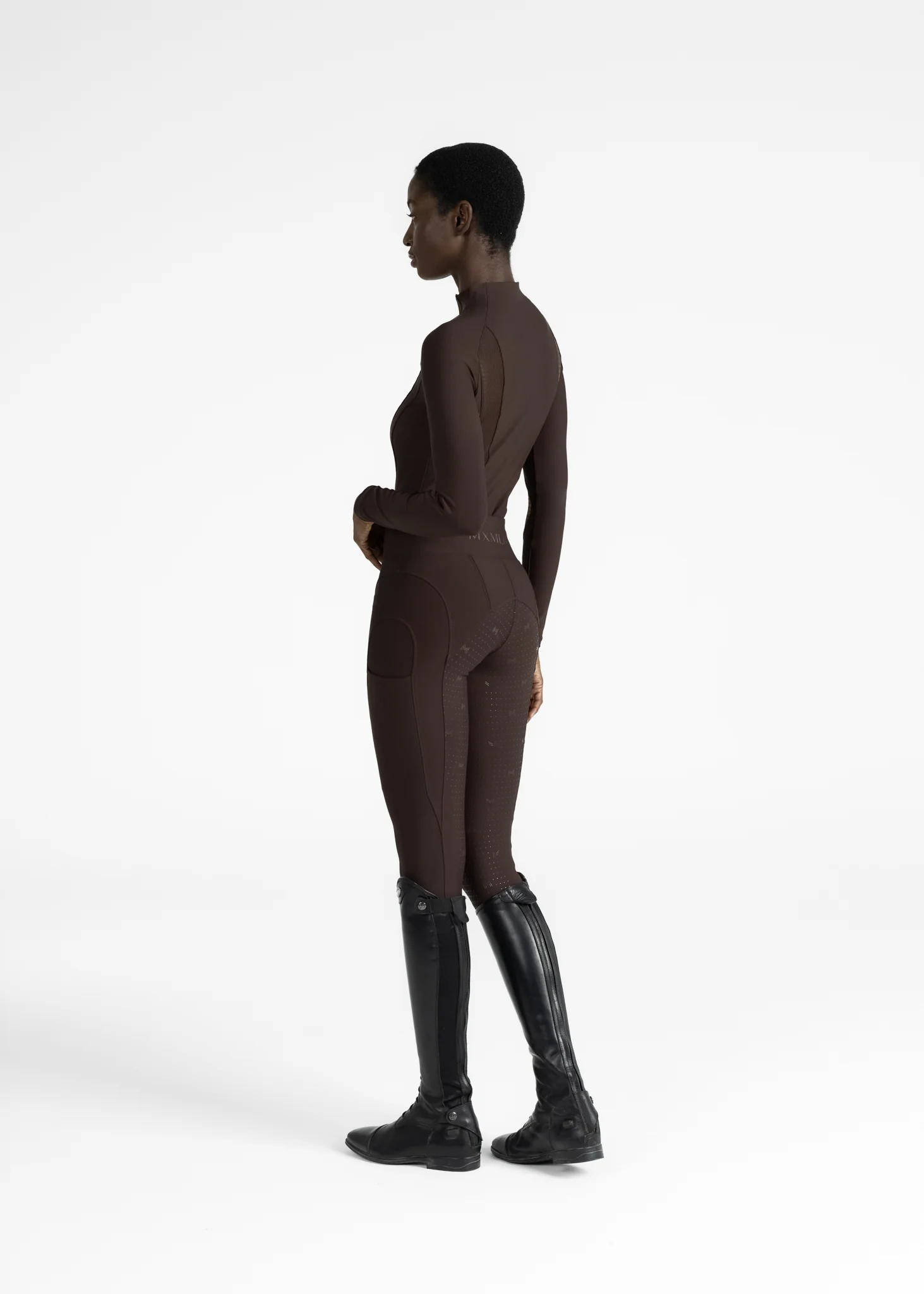 Frame Long Sleeve Base Layer (Chocolate) - Image 13