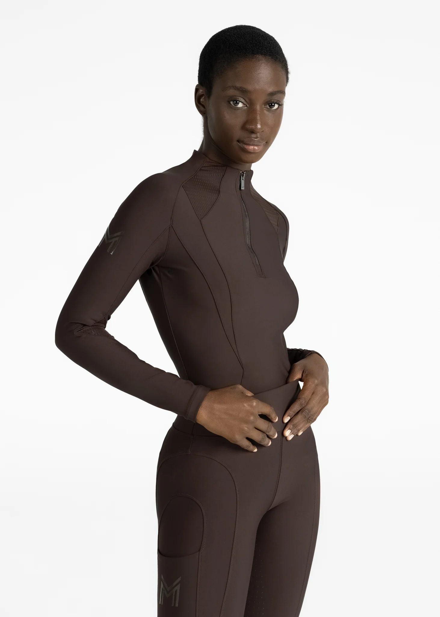 Frame Long Sleeve Base Layer (Chocolate) - Image 3
