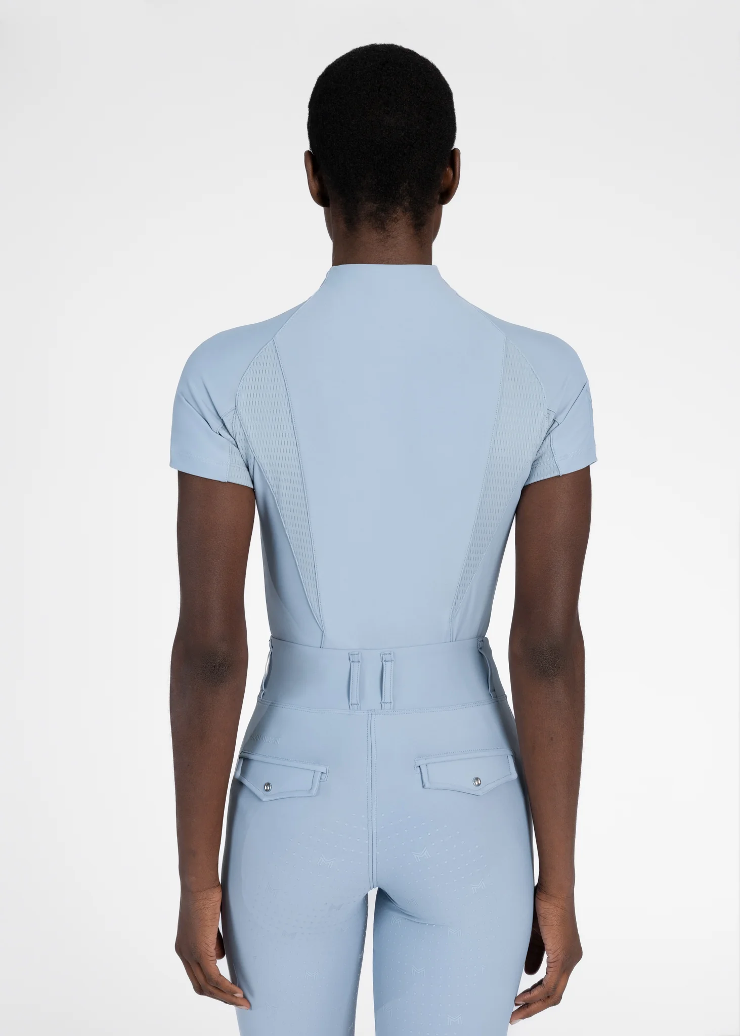 Frame Short Sleeve Base Layer (Aqua) - Image 3