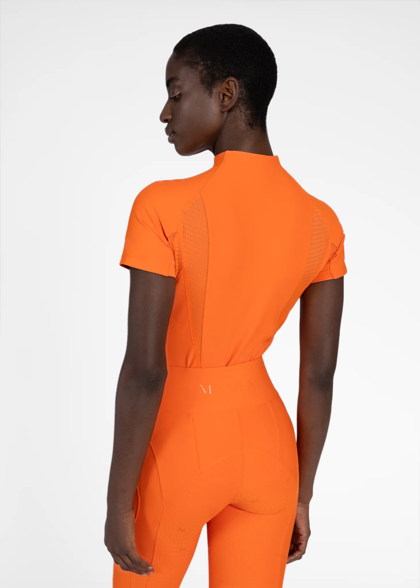 Frame Short Sleeve Base Layer (Tangerine) - Image 3
