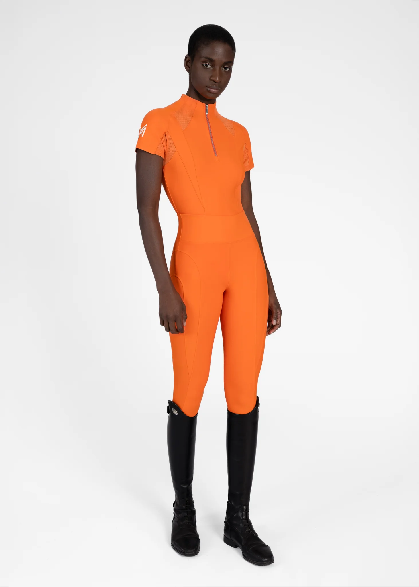 Frame Short Sleeve Base Layer (Tangerine) - Image 7