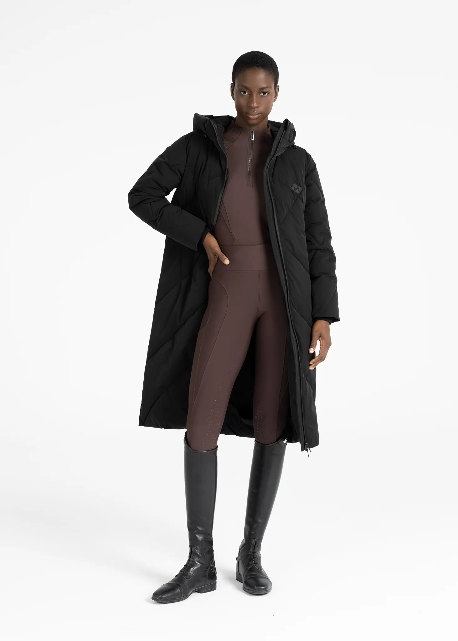 Global Puffer Jacket (Black) - Image 17