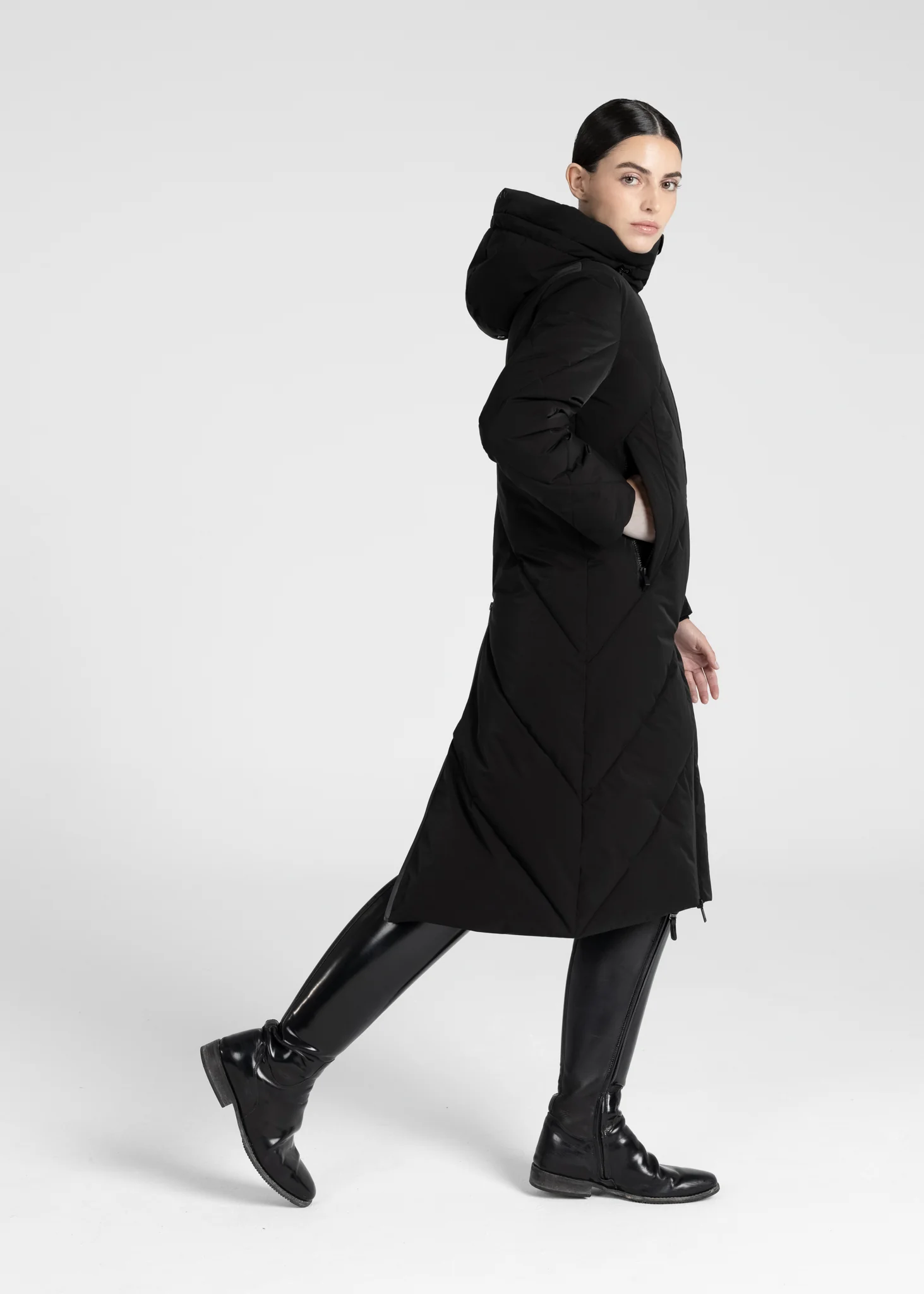 Global Puffer Jacket (Black) - Image 6