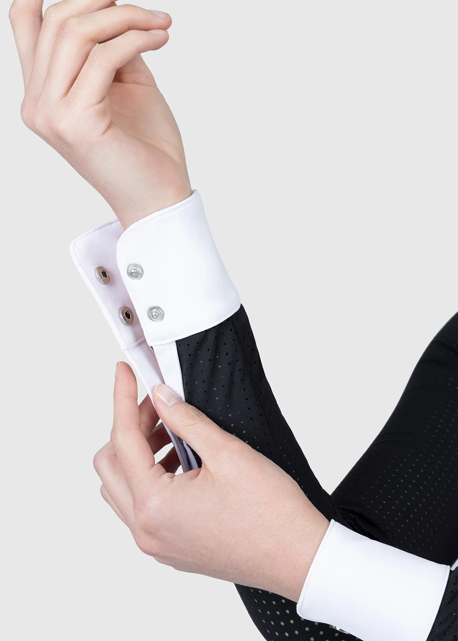 Grace Long Sleeve Show Shirt (Black) - Image 7