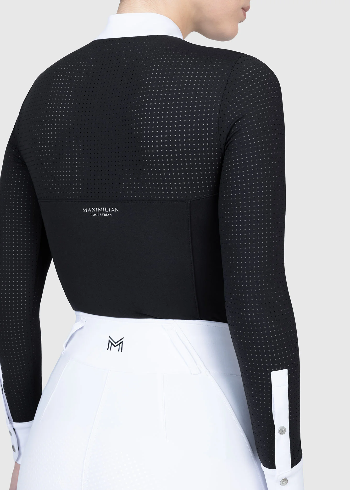 Grace Long Sleeve Show Shirt (Black) - Image 8