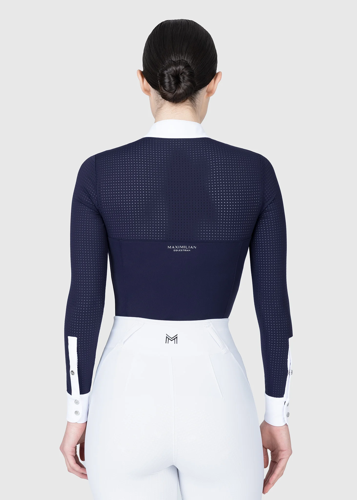 Grace Long Sleeve Show Shirt (Navy) - Image 4