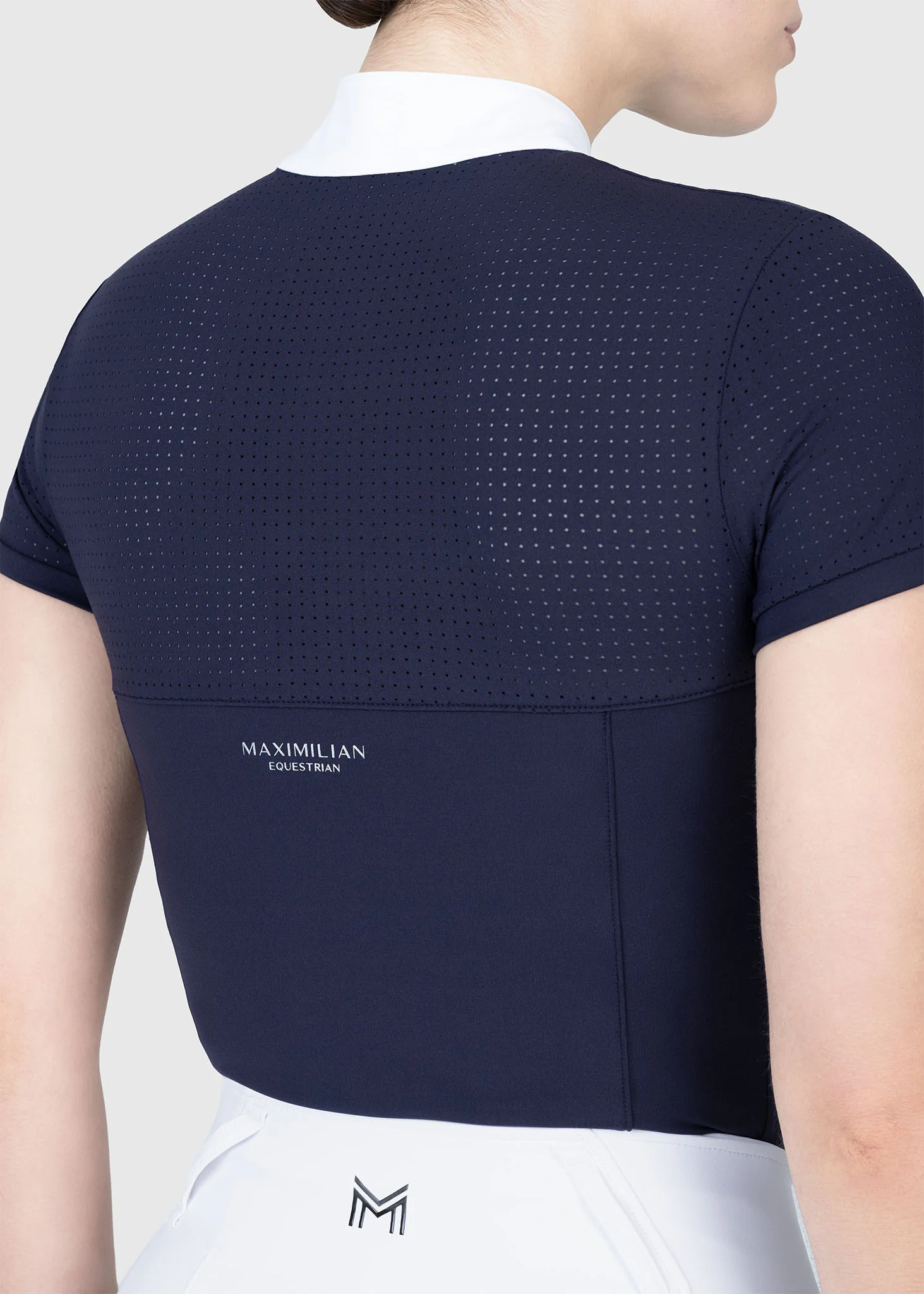 Grace Short Sleeve Show Shirt (Navy) - Image 6