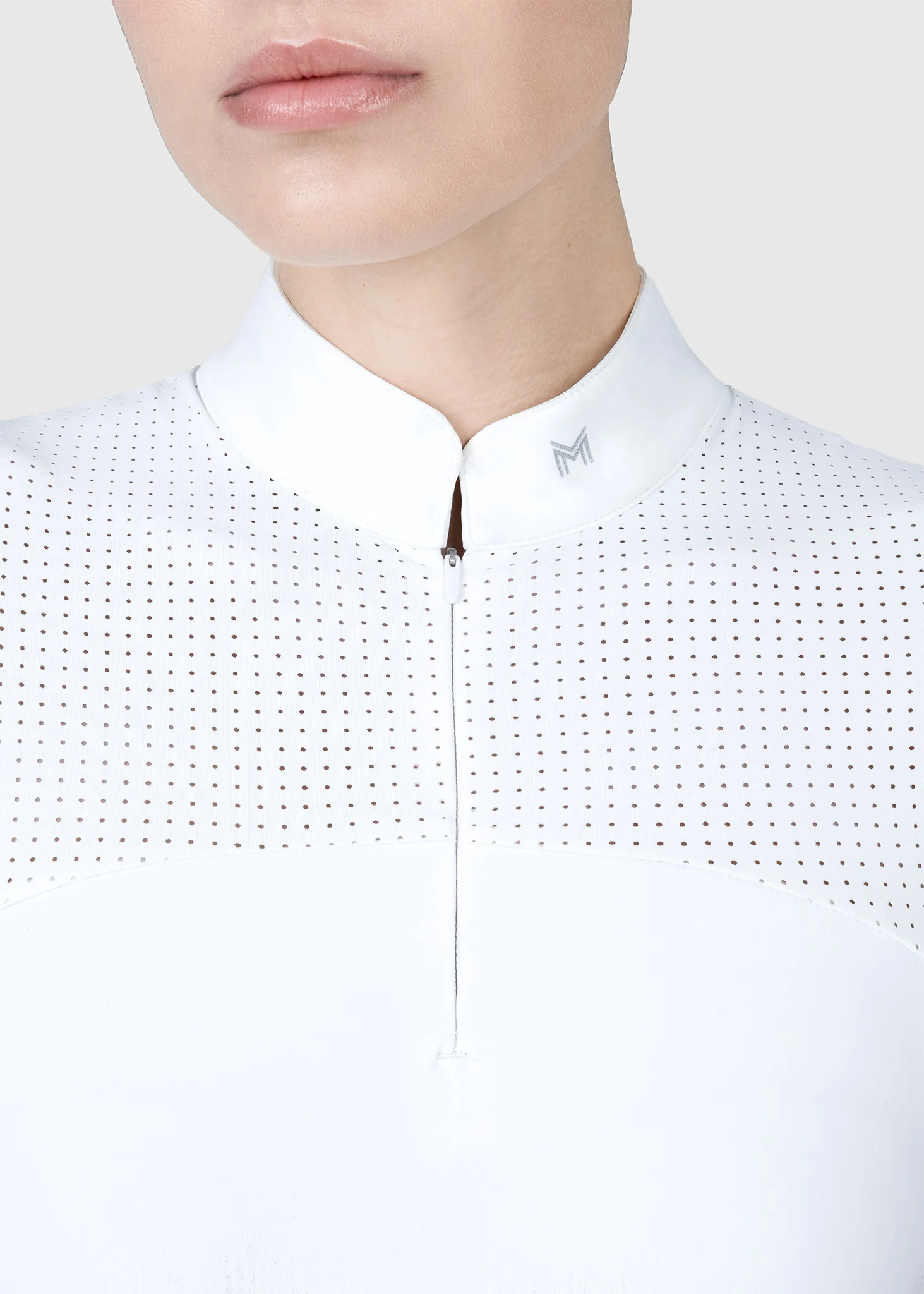 Grace Long Sleeve Show Shirt (White) - Image 7