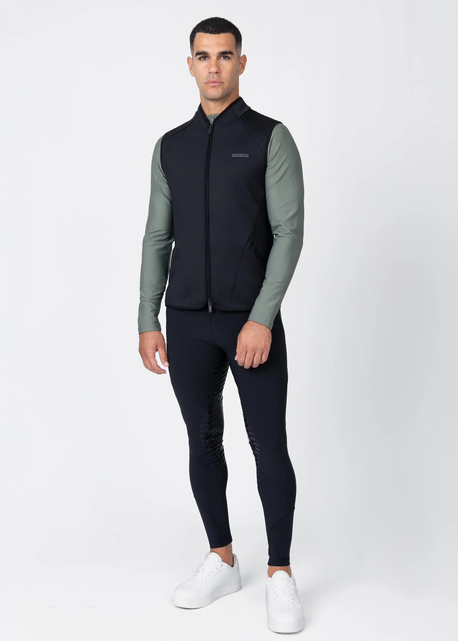 Grid Technical Vest (Black) - Image 8