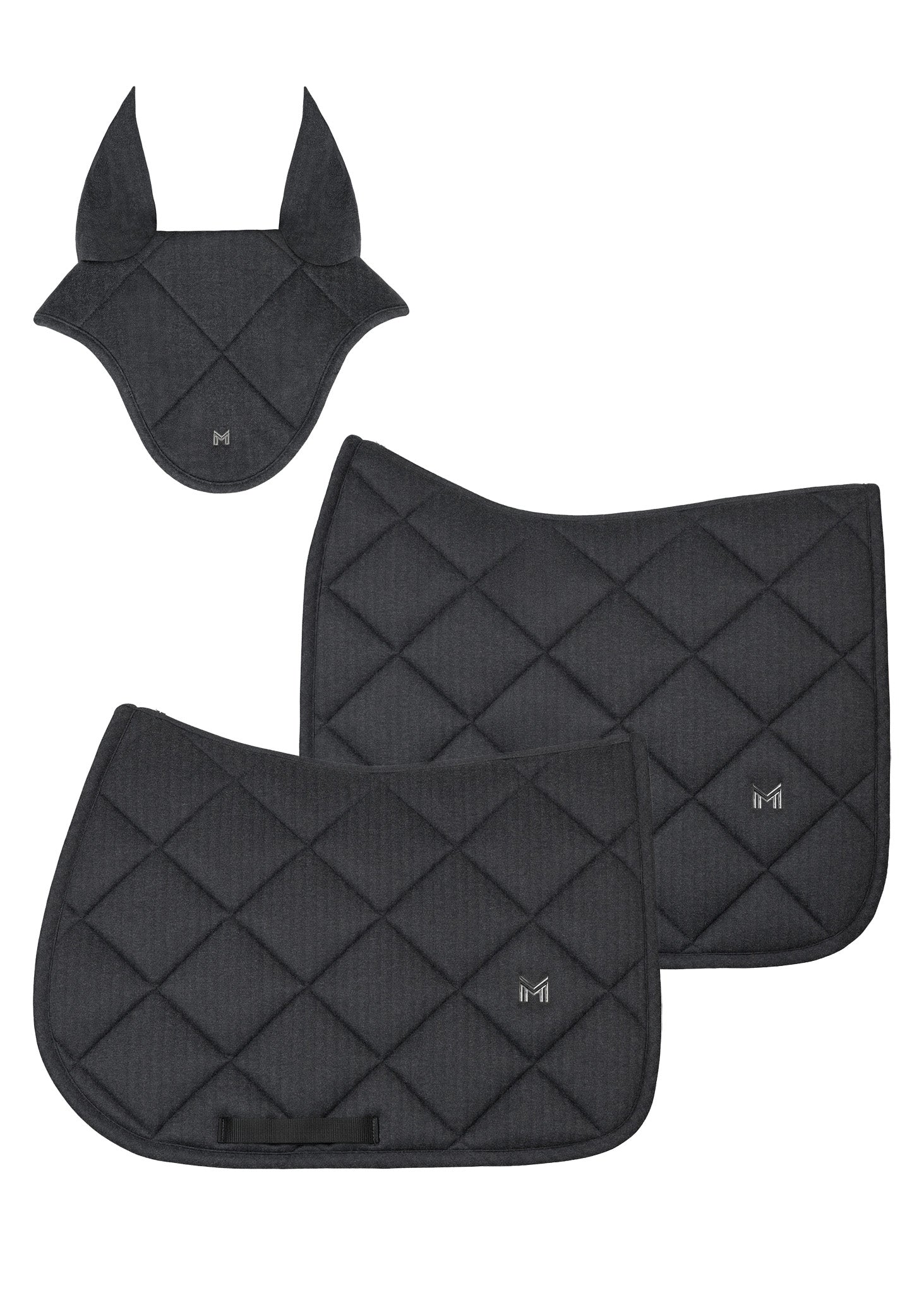 Herringbone Jumping Saddle Pad (Graphite) - Image 7