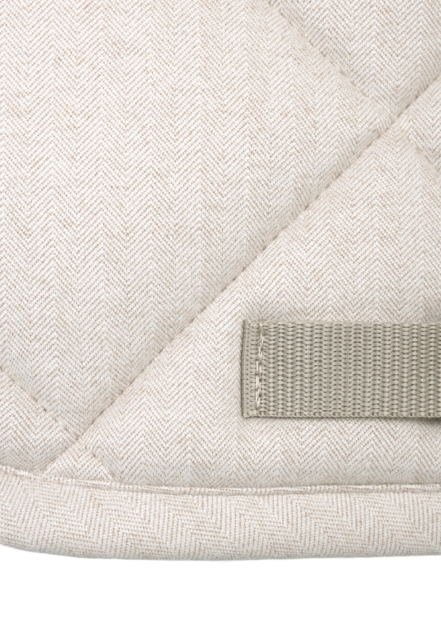 Herringbone Jumping Saddle Pad (Beige) - Image 3