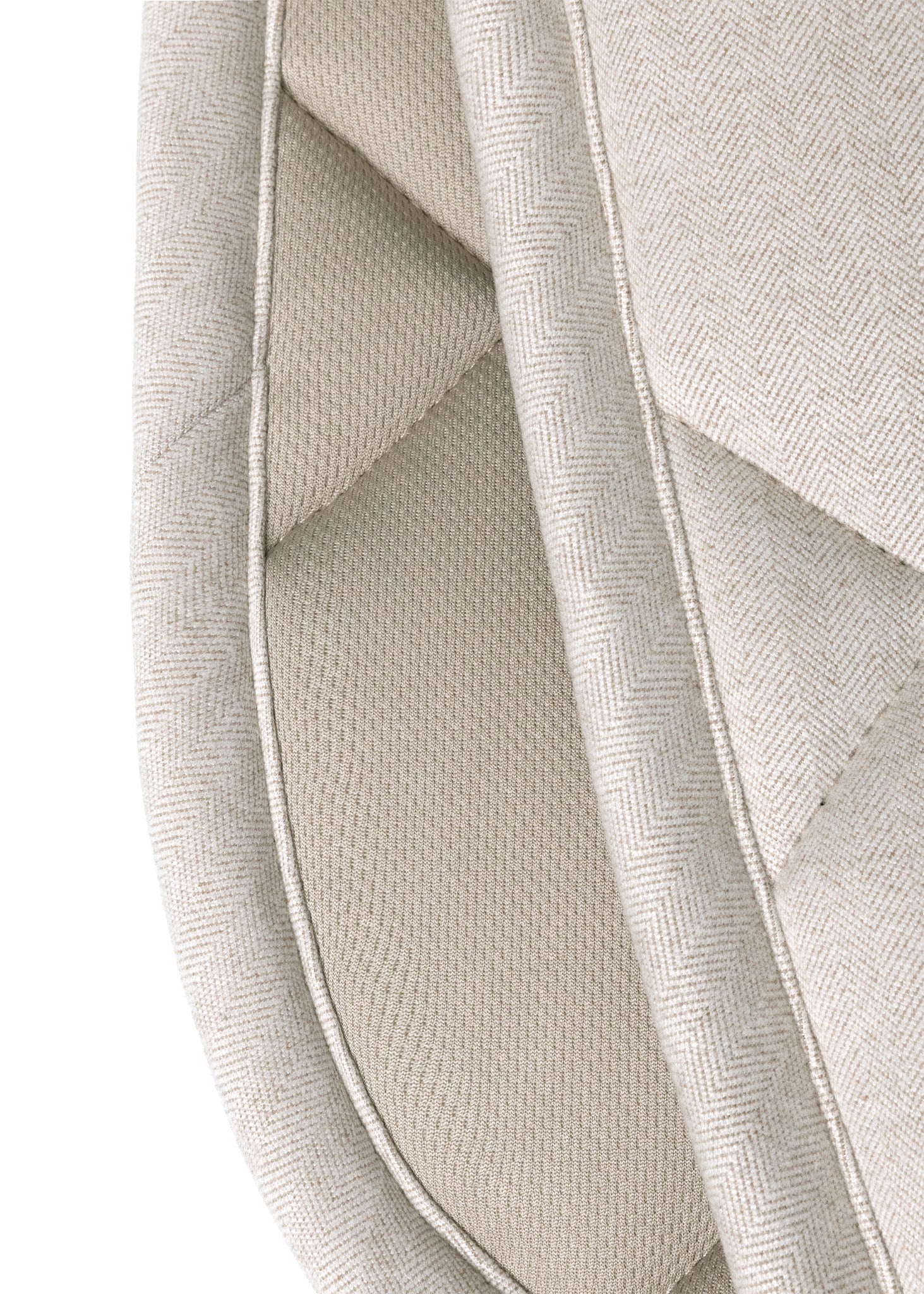 Herringbone Jumping Saddle Pad (Beige) - Image 4