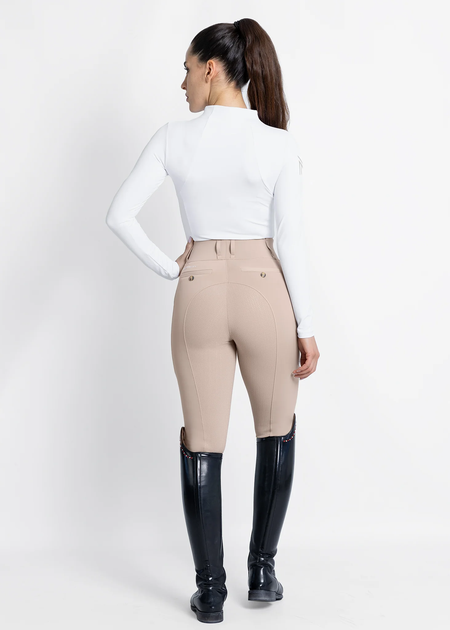 Long Sleeve Base Layer (White/Silver) - Image 8