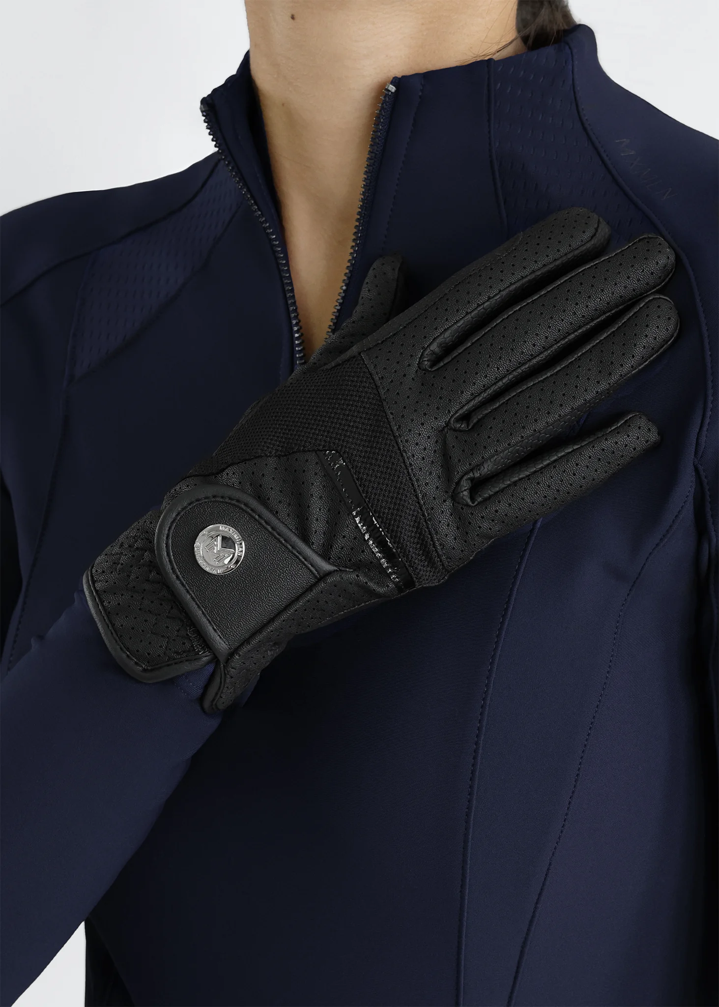 Max Riding Gloves (Black) - Image 2