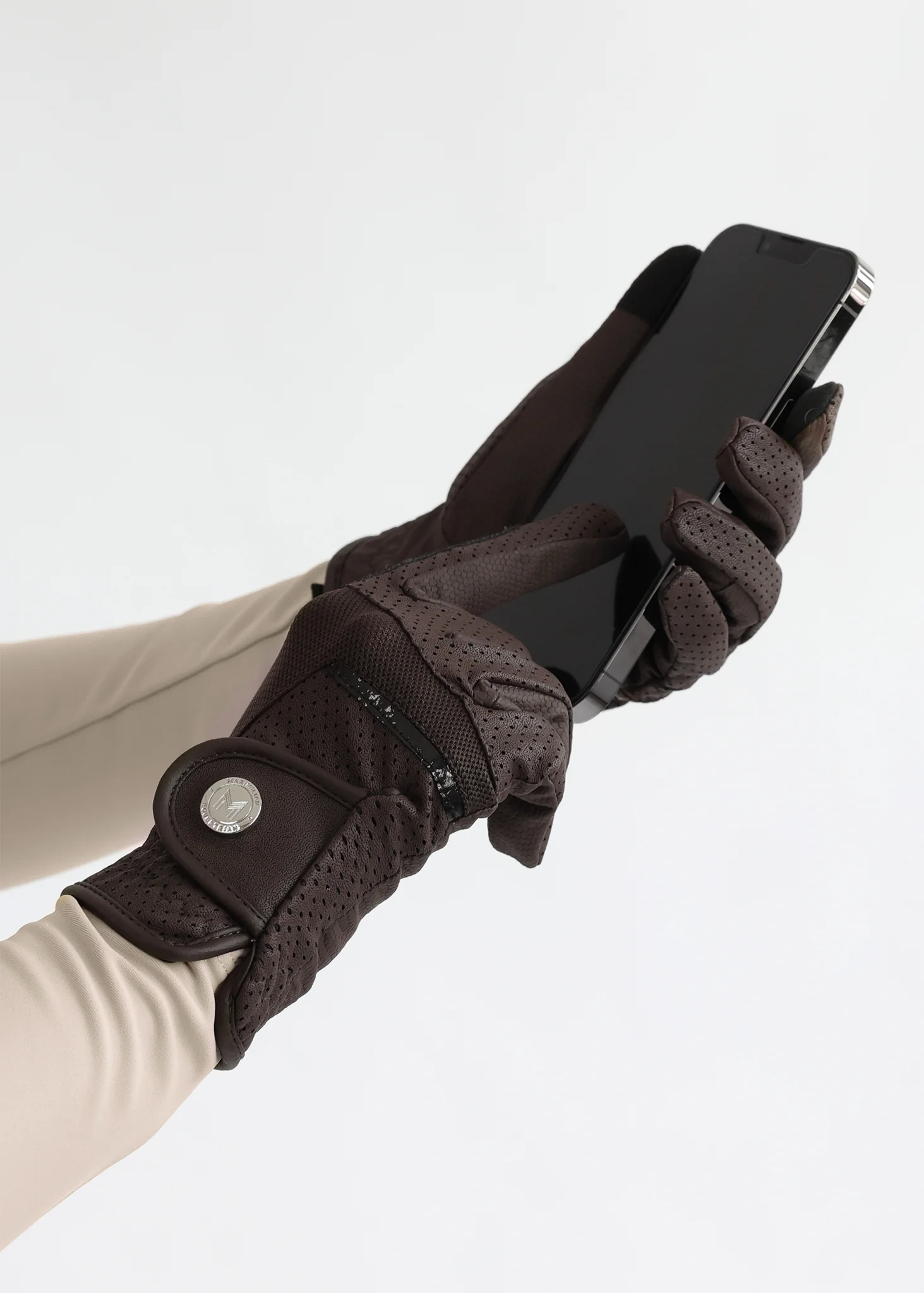 Max Riding Gloves (Chocolate) - Image 4