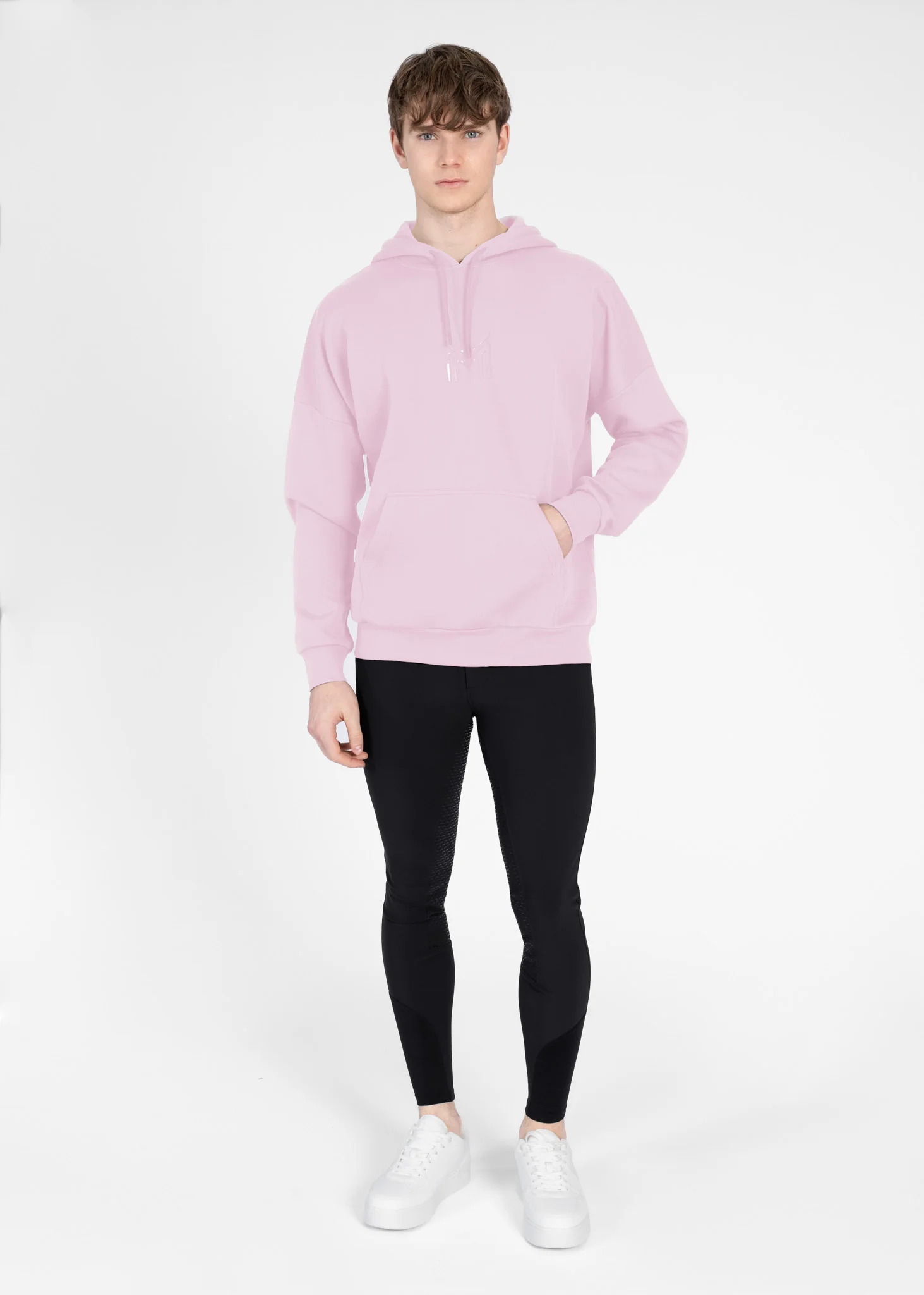 Men Icon Oversized Hoodie (Pink) - Image 6