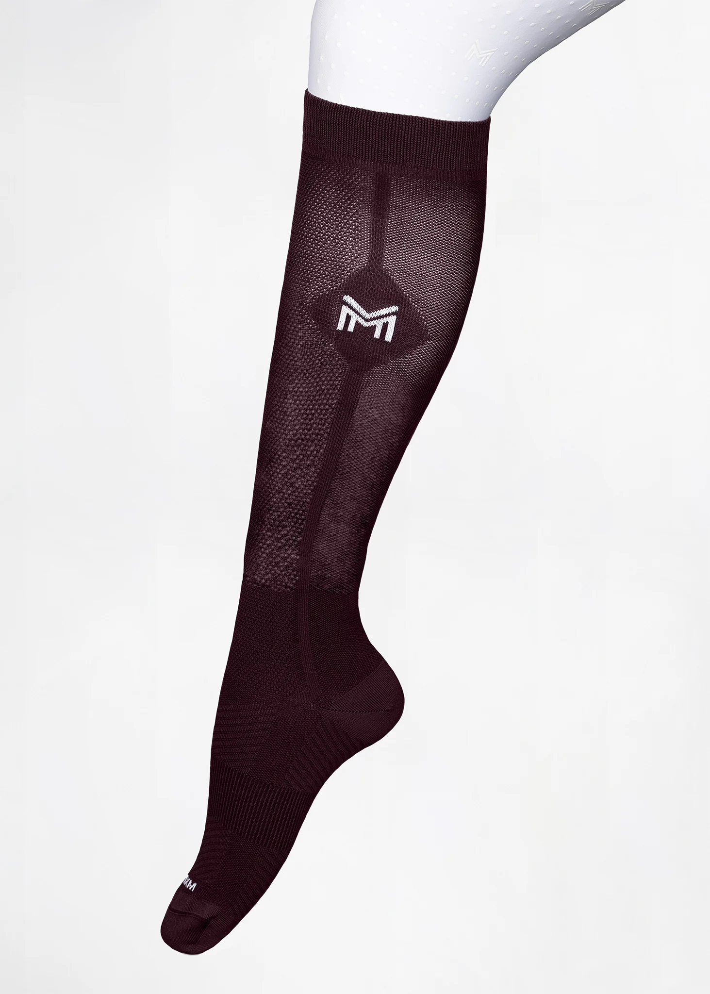 Neo Riding Socks (Burgundy) - Image 3