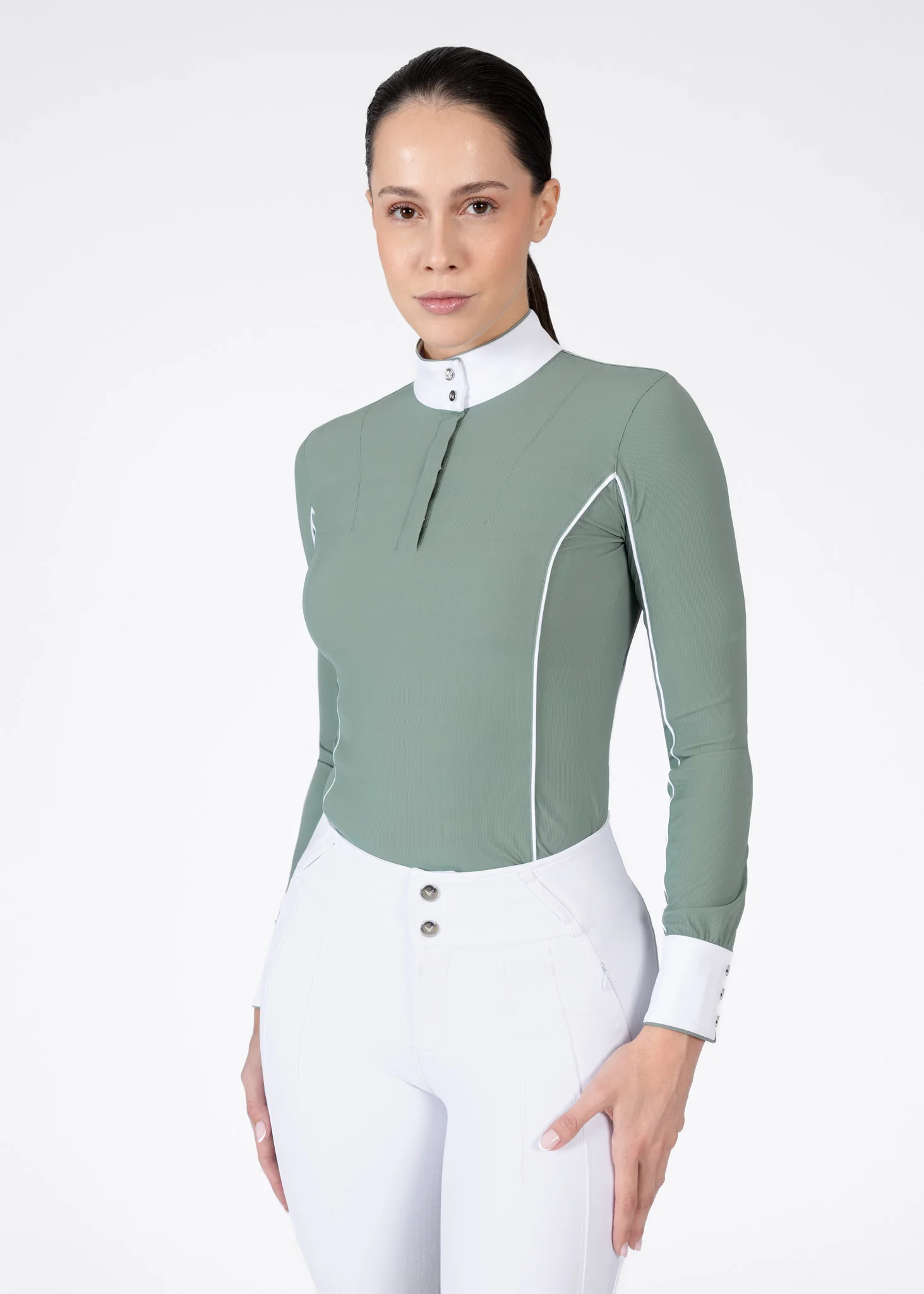 Nova Long Sleeve Show Shirt (Mint) - Image 5
