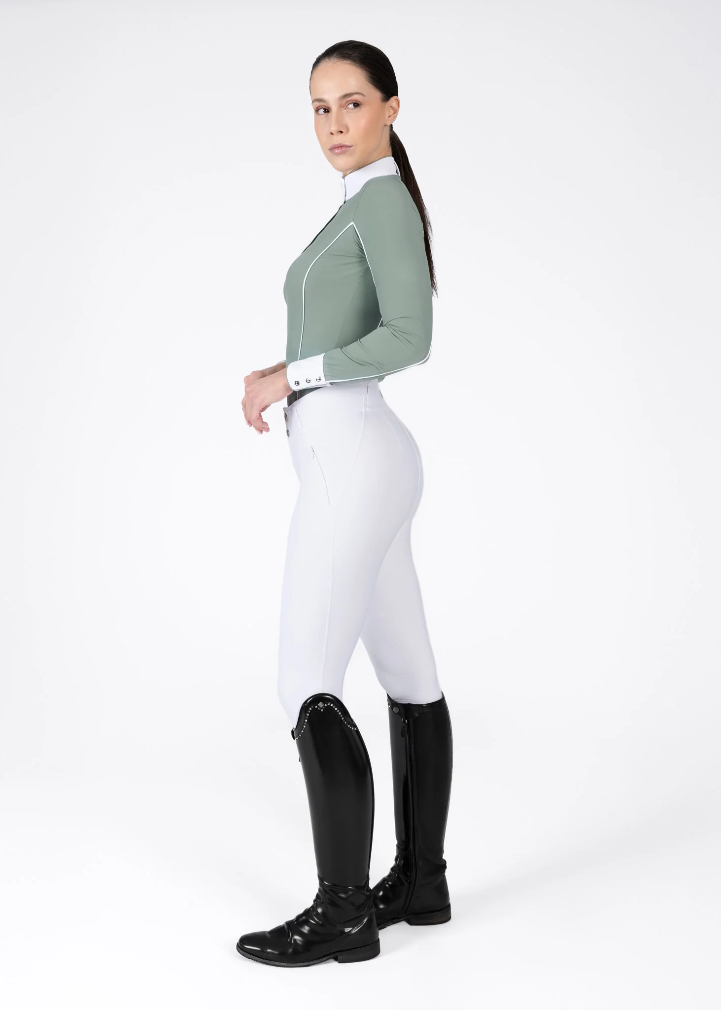Nova Long Sleeve Show Shirt (Mint) - Image 9