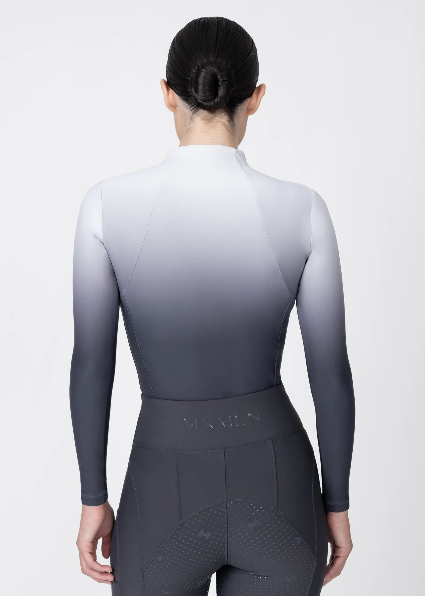 Ombré Long Sleeve Base Layer (Graphite) - Image 3