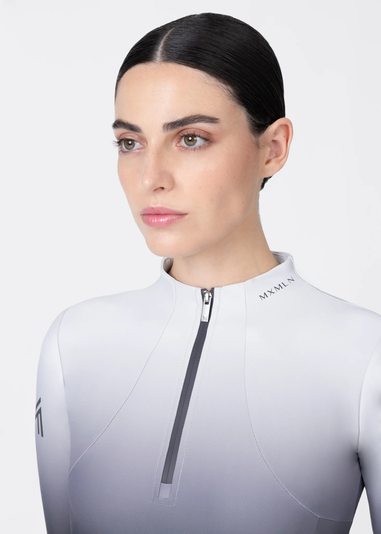 Ombré Long Sleeve Base Layer (Graphite) - Image 6