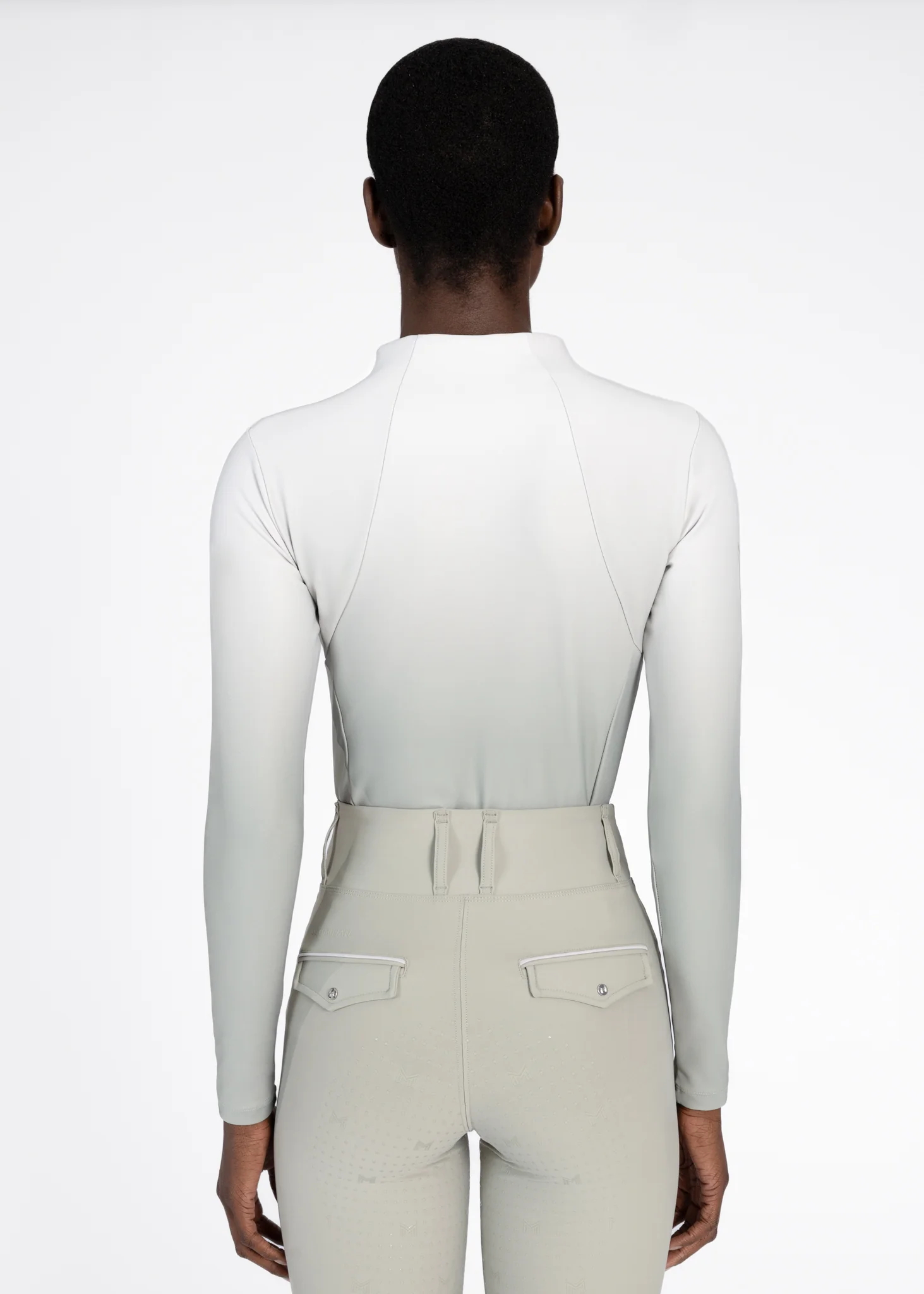 Ombré Long Sleeve Base Layer (Laurel/Glacier) - Image 3