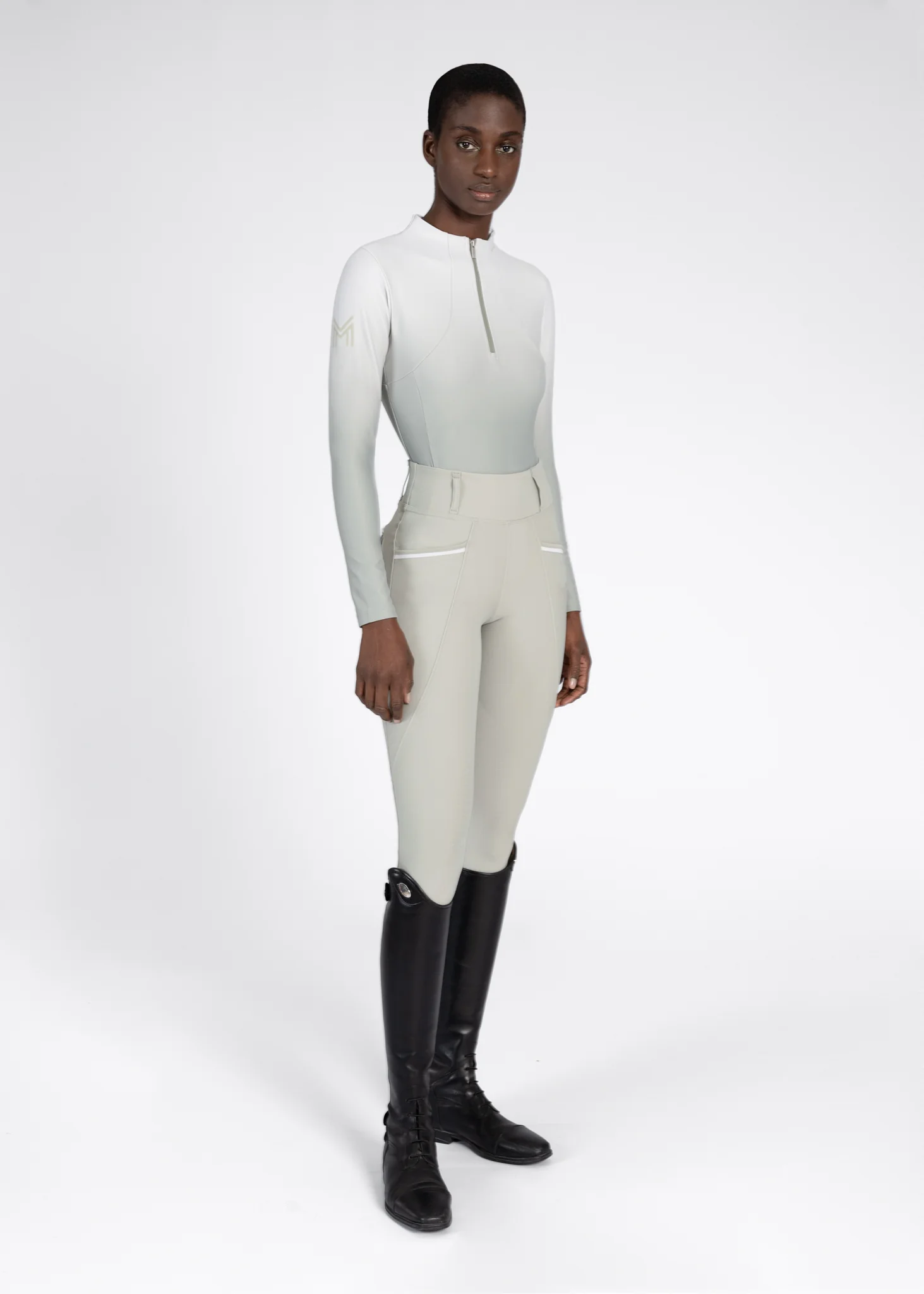 Ombré Long Sleeve Base Layer (Laurel/Glacier) - Image 6